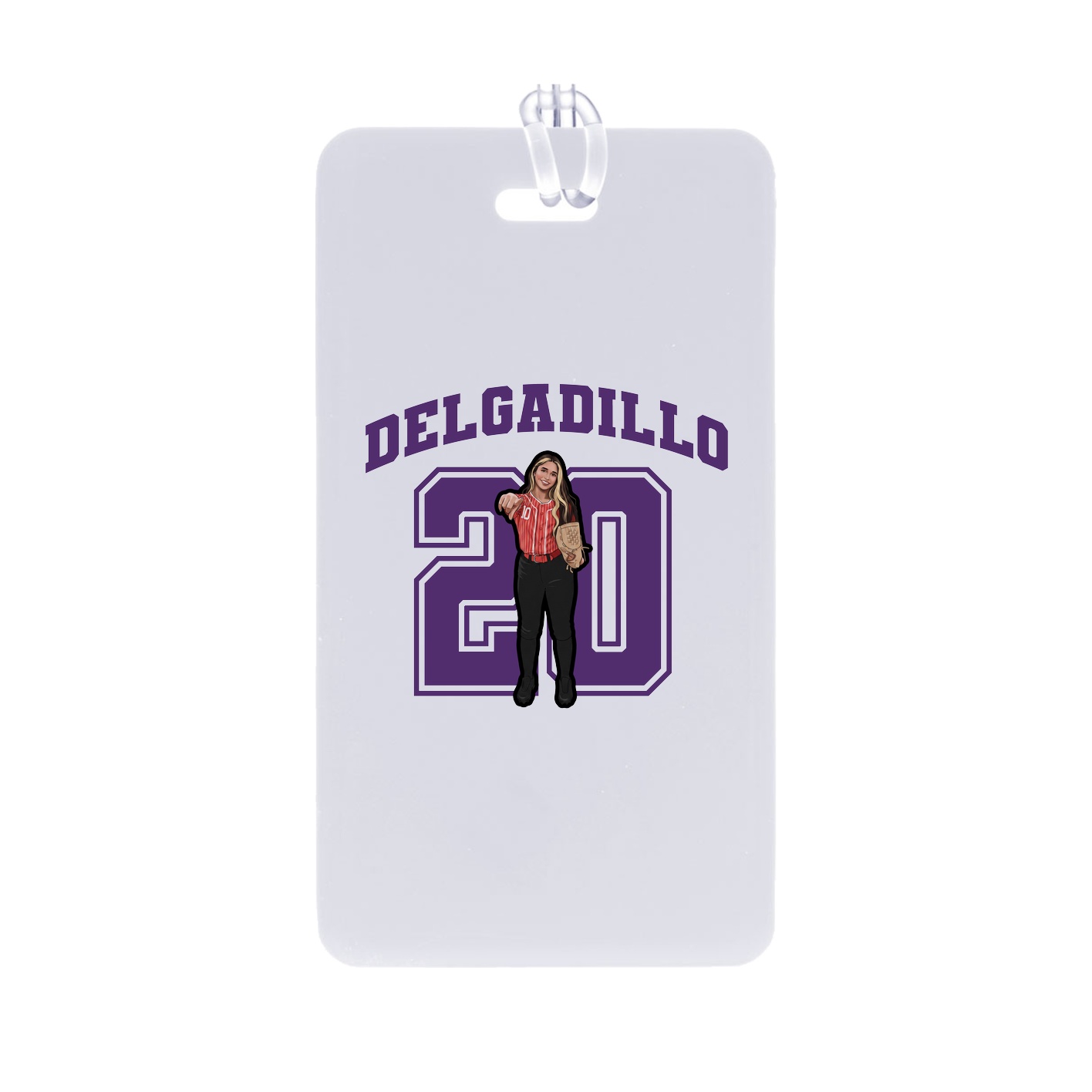 Bag Tag — Number in Classic
