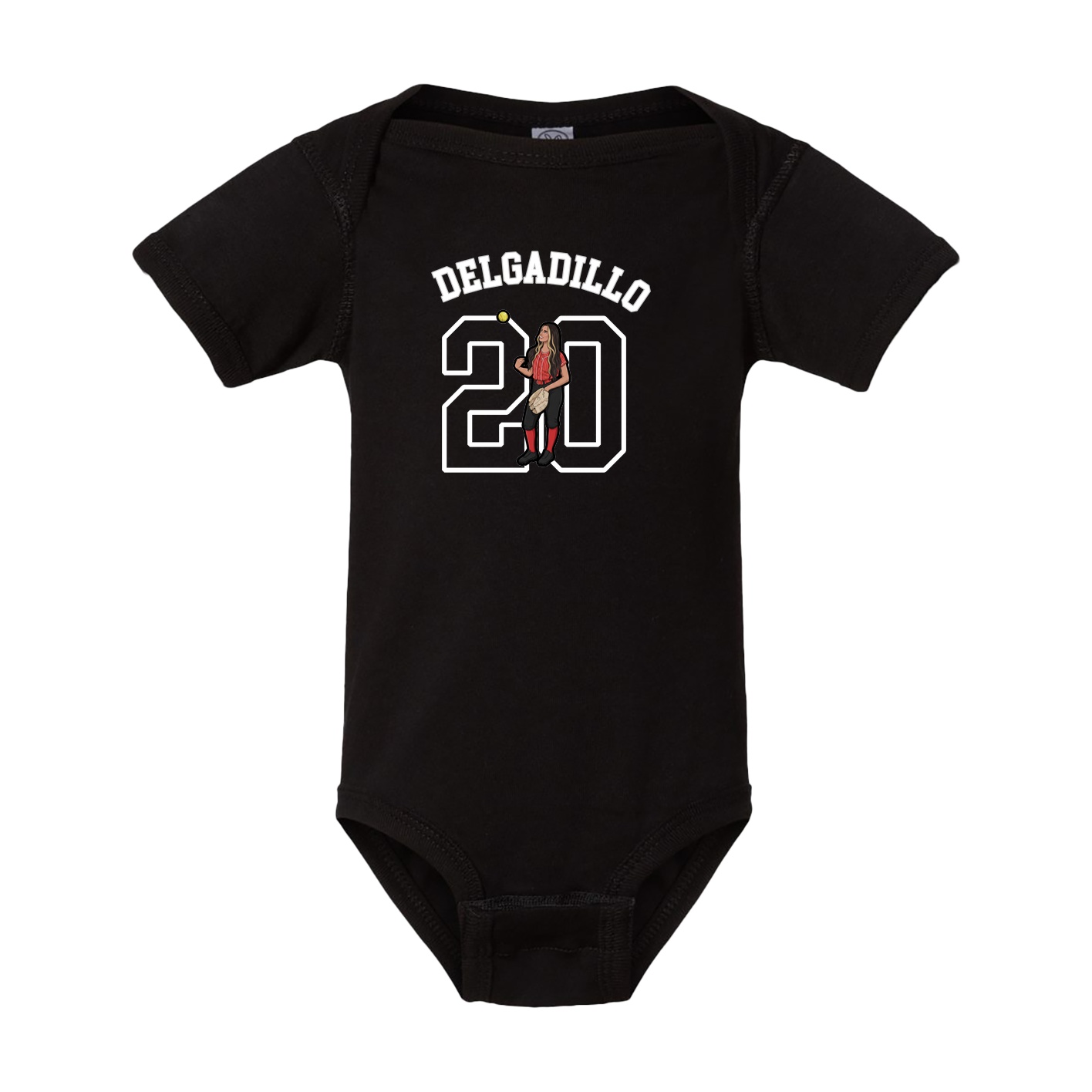 Baby Onesie — Shirsey Arch in Black