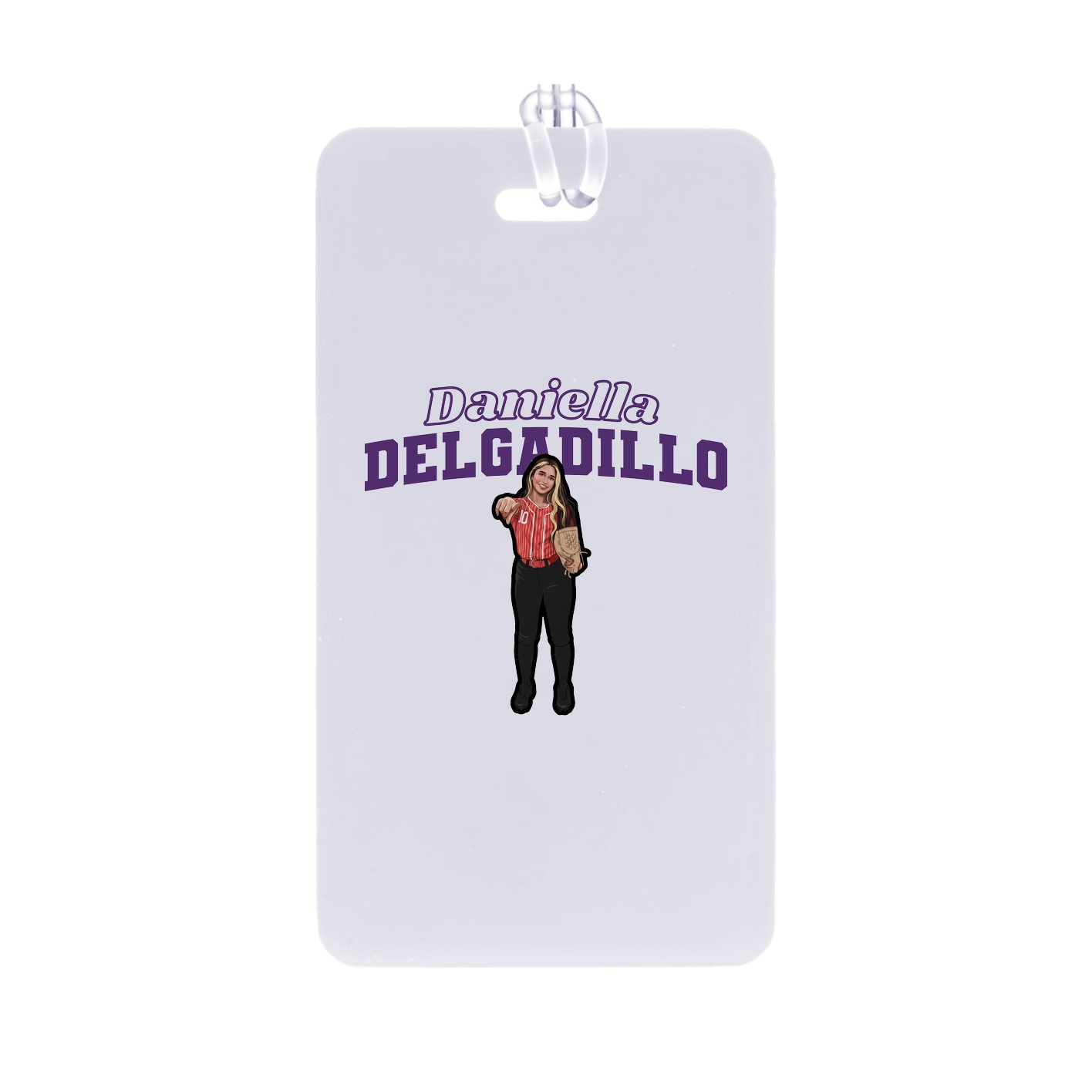 Bag Tag — Name Arch in Classic