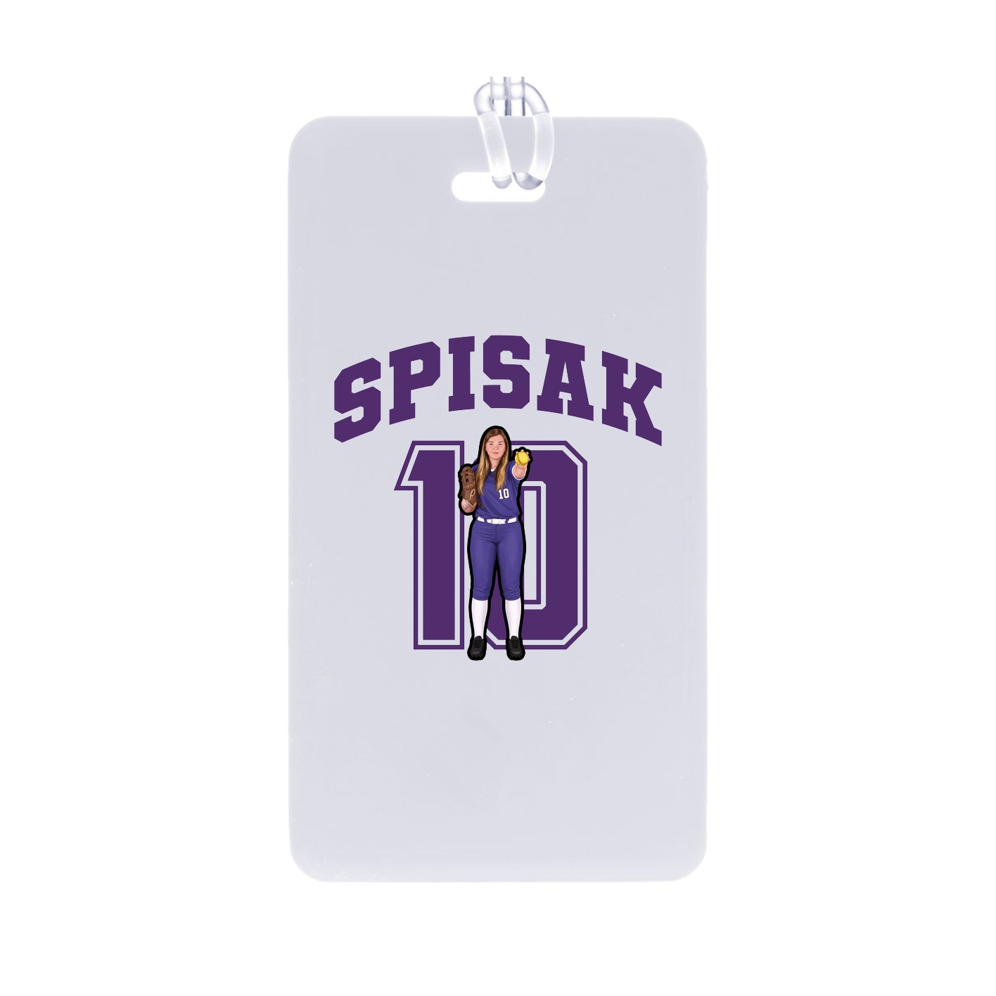 Bag Tag — Number in Classic