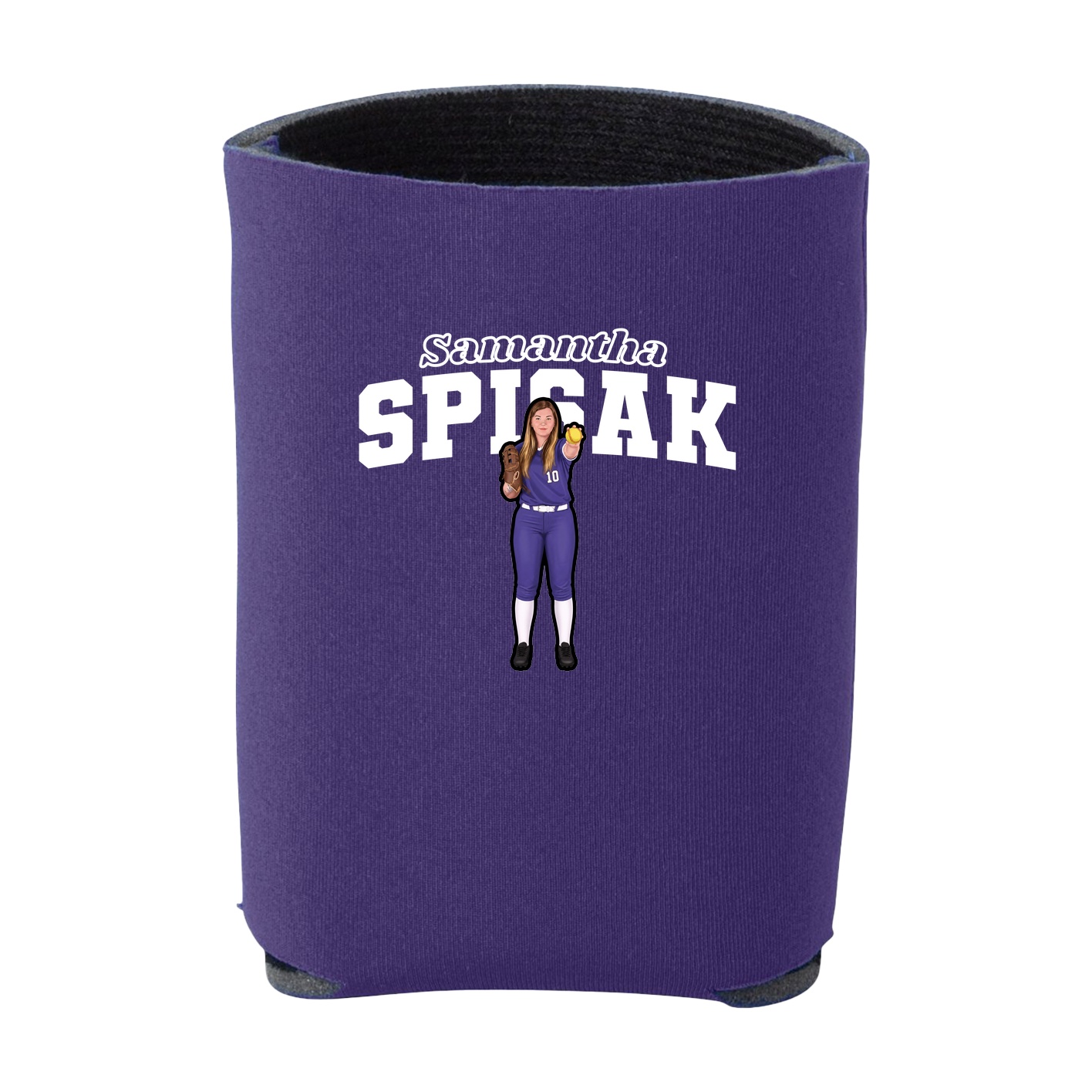 Can Holder — Name Arch in Purple