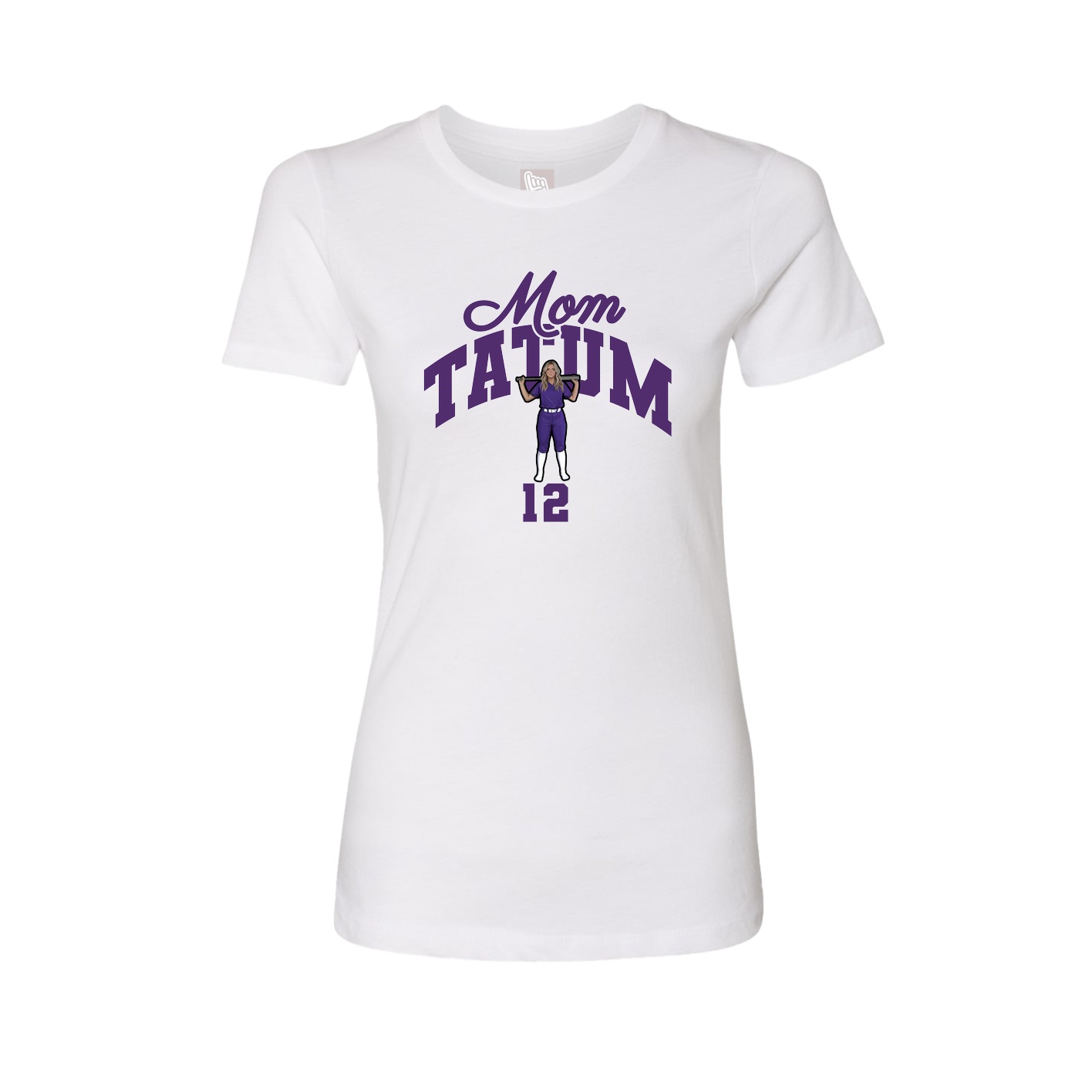Womens Tee — Mothers Day Arch in White