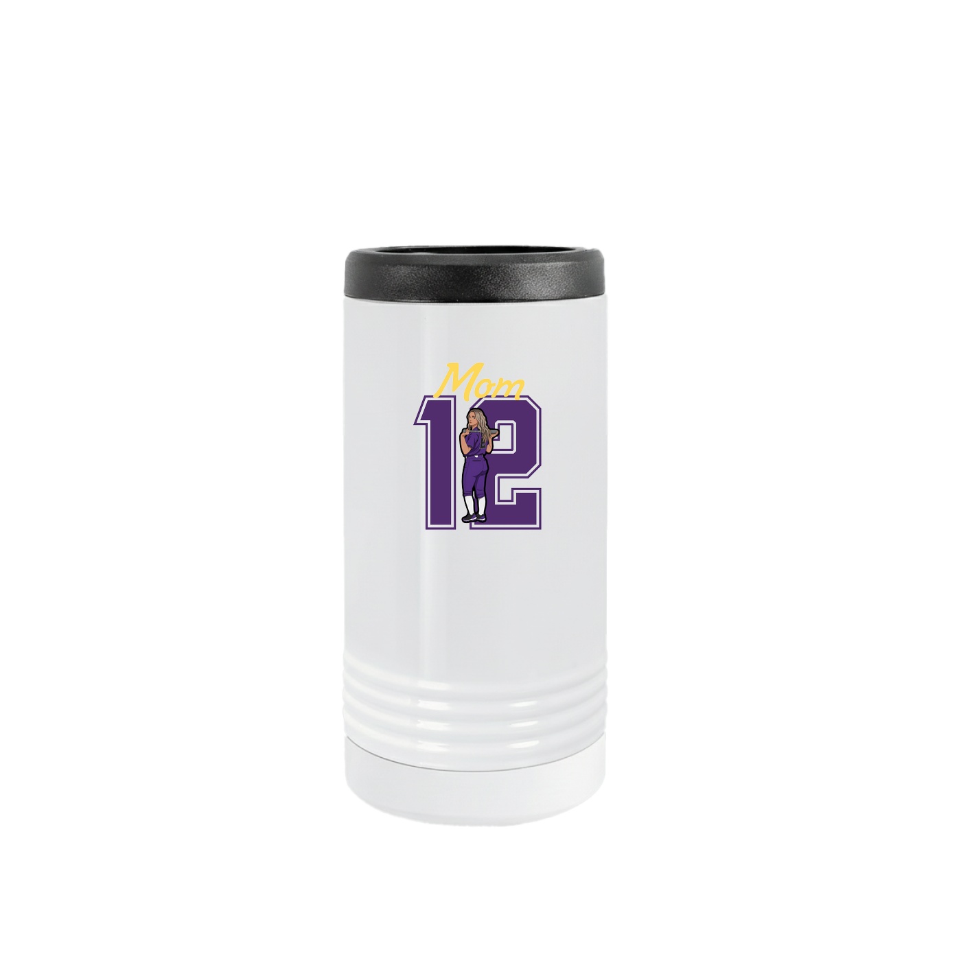 Slim Beverage Holder — Mothers Day Shirsey in White