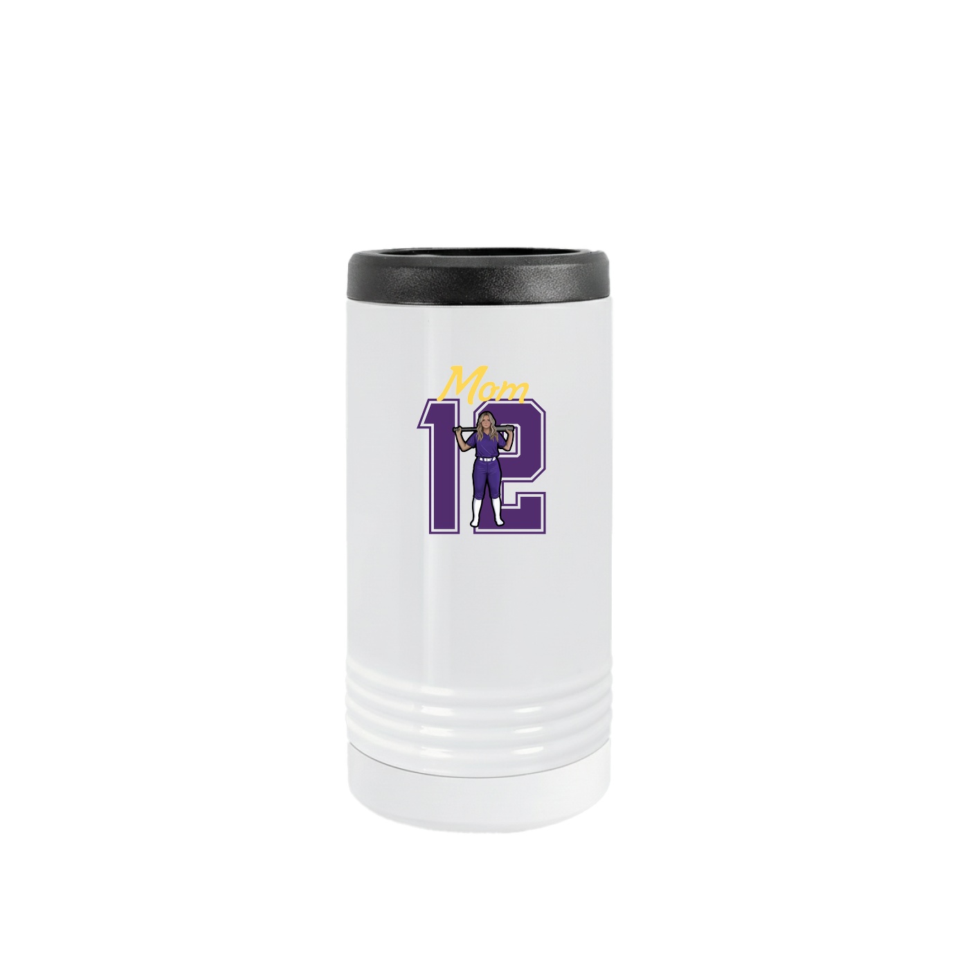 Slim Beverage Holder — Mothers Day Shirsey in White
