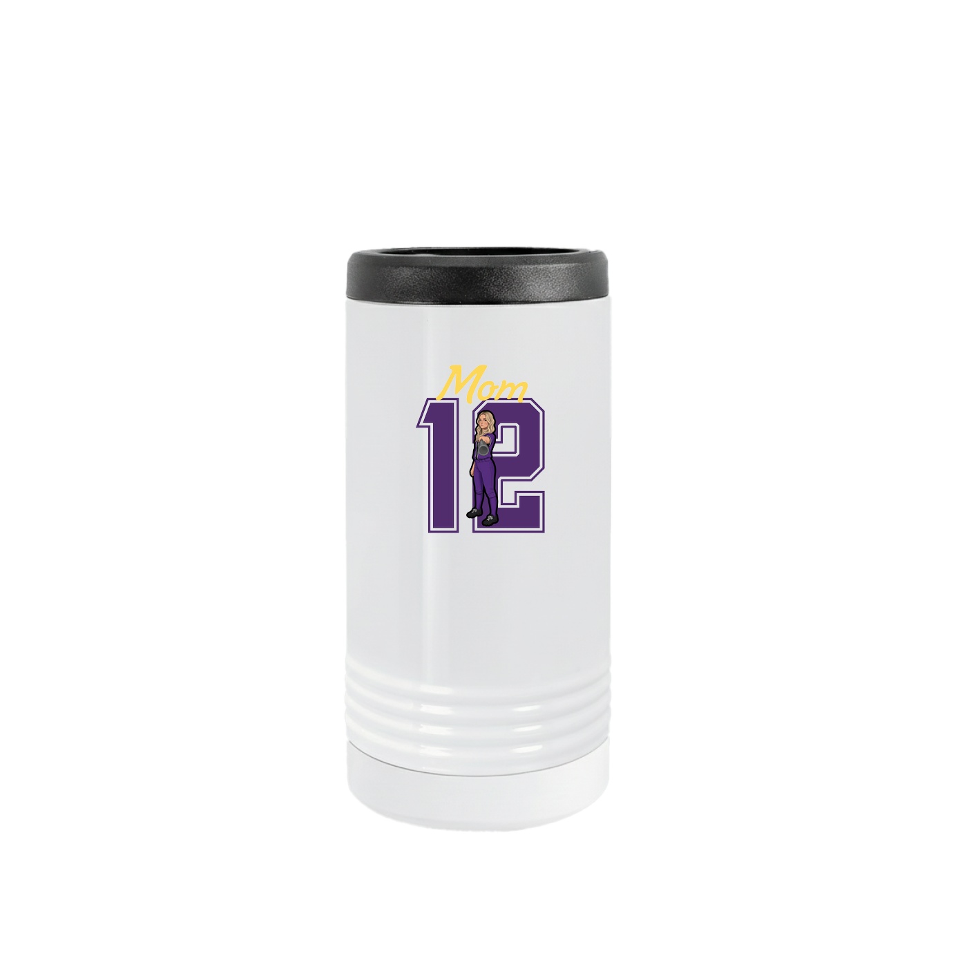 Slim Beverage Holder — Mothers Day Shirsey in White