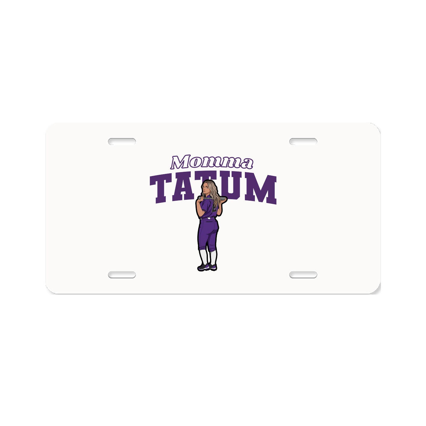 License Plate — Mothers Day Block in Classic