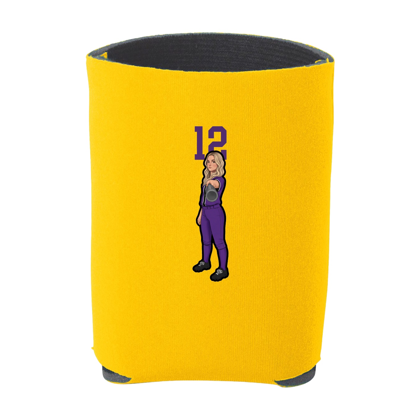 Can Holder — Number Top in Yellow