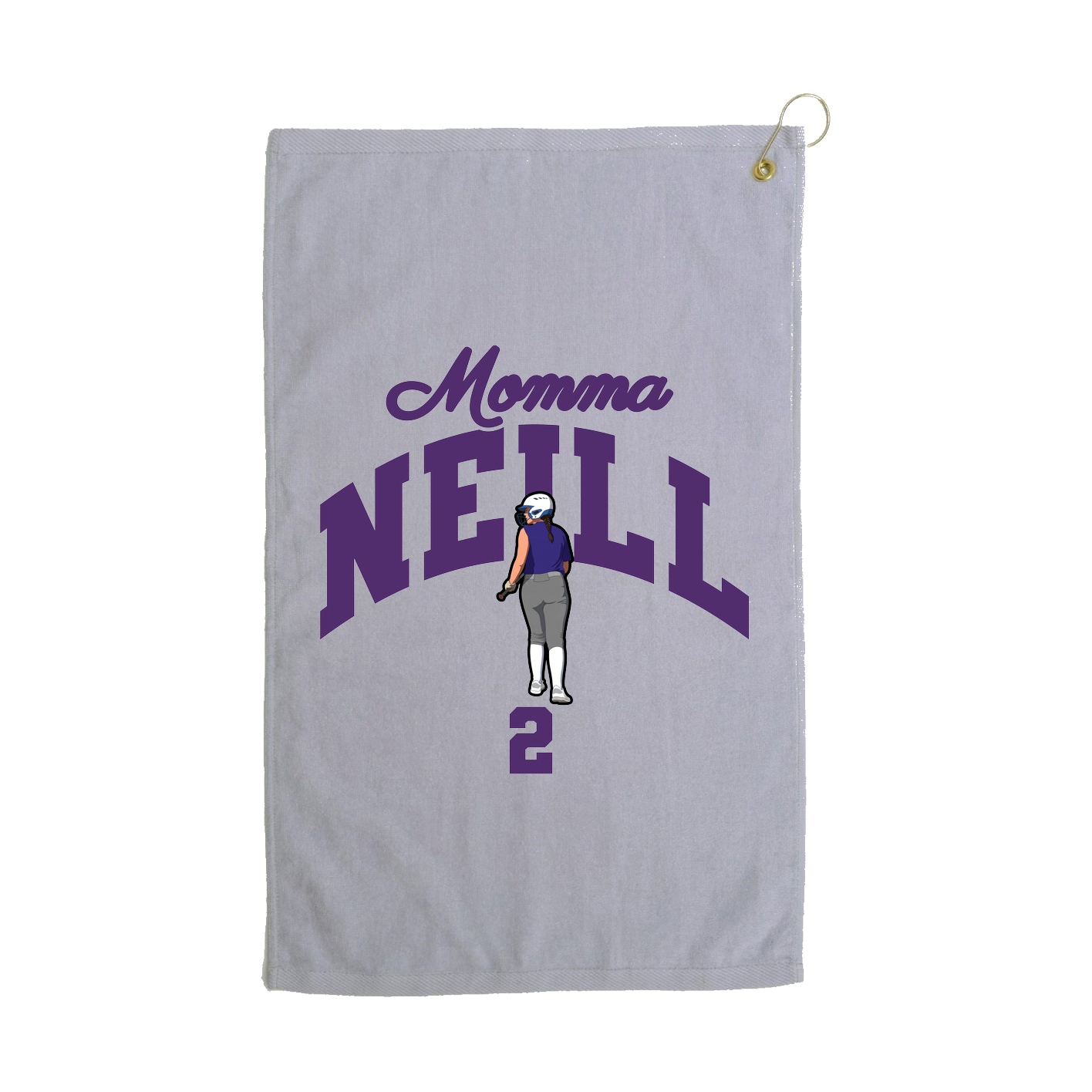 Golf Towel — Mothers Day Arch in Grey