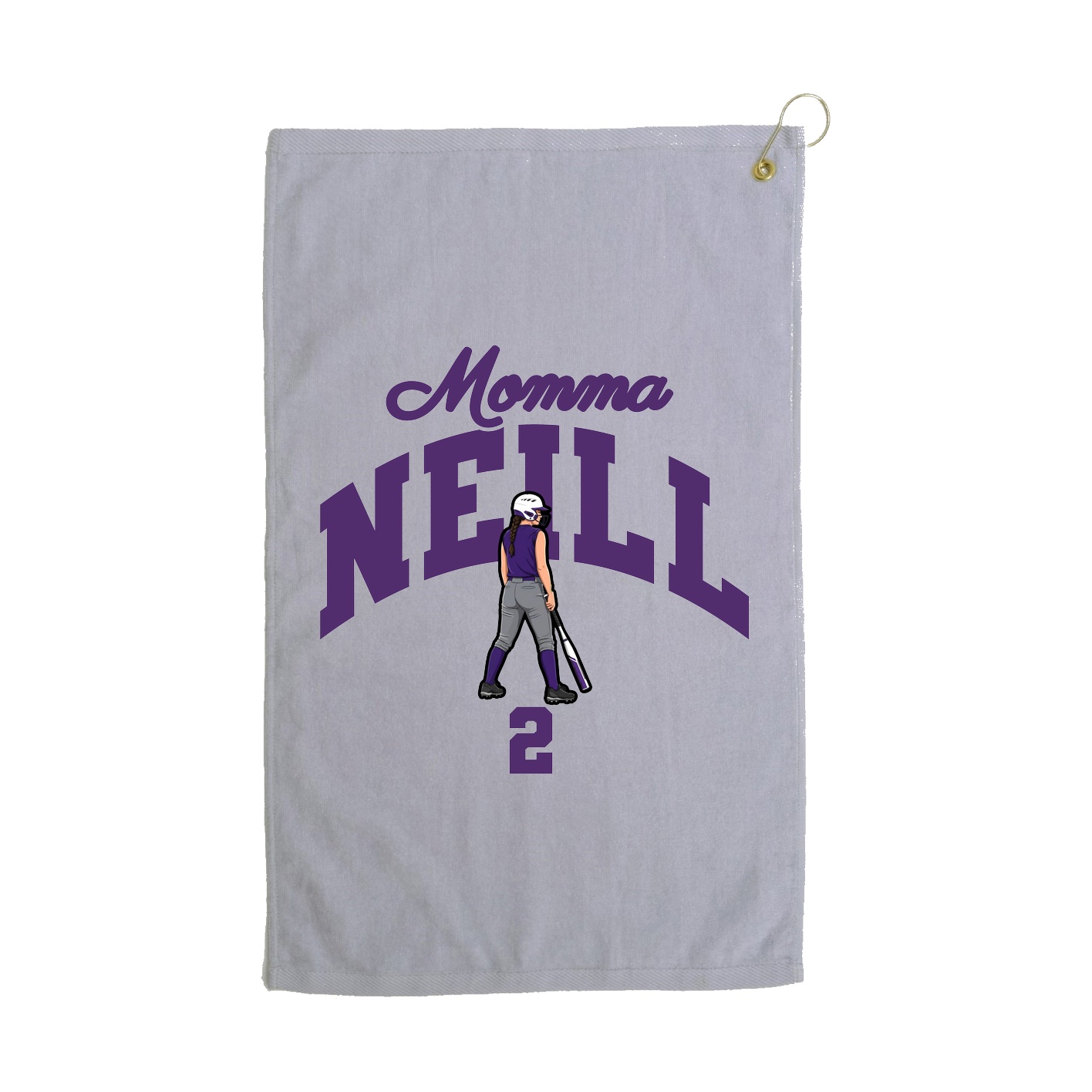 Golf Towel — Mothers Day Arch in Grey