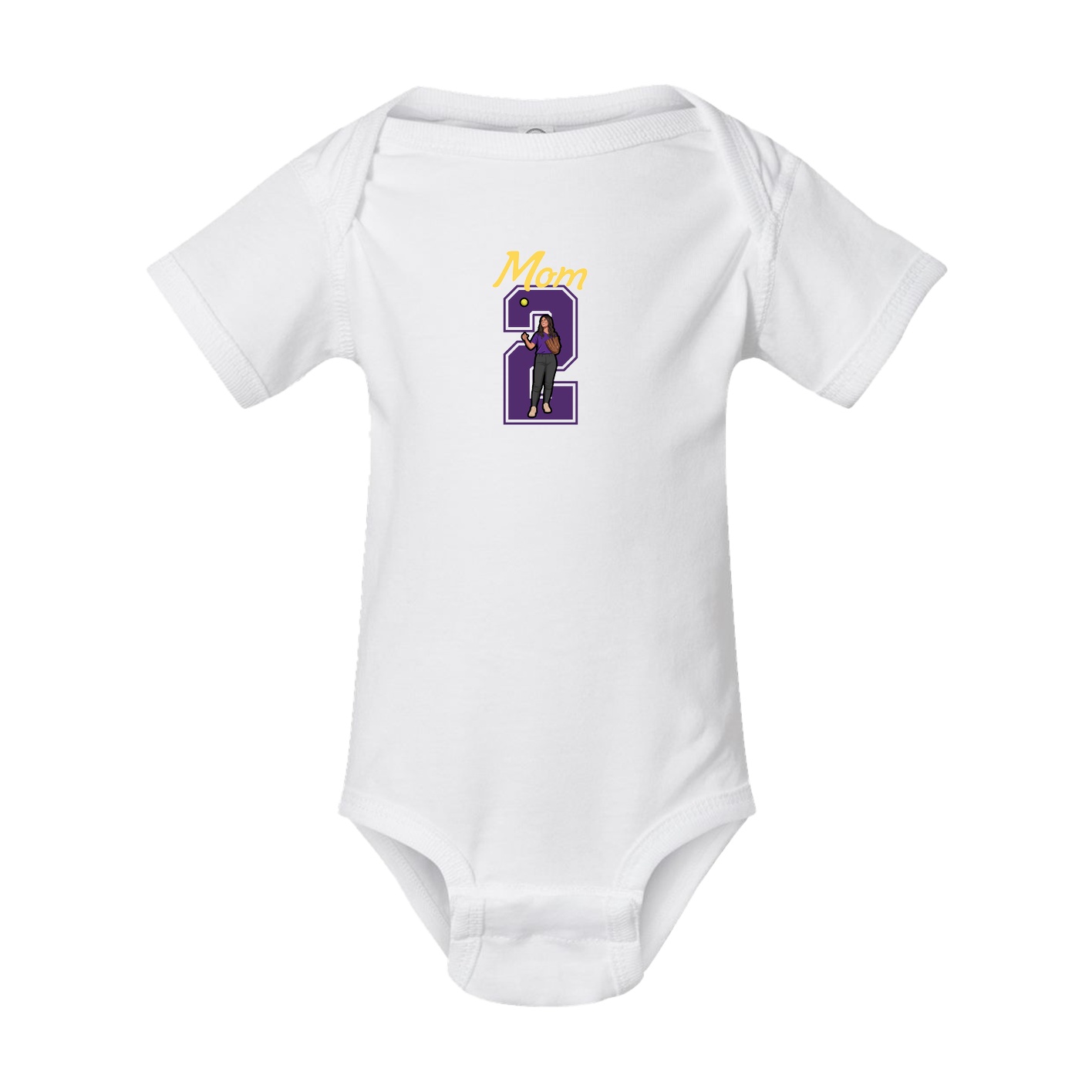Baby Onesie — Mothers Day Shirsey in White