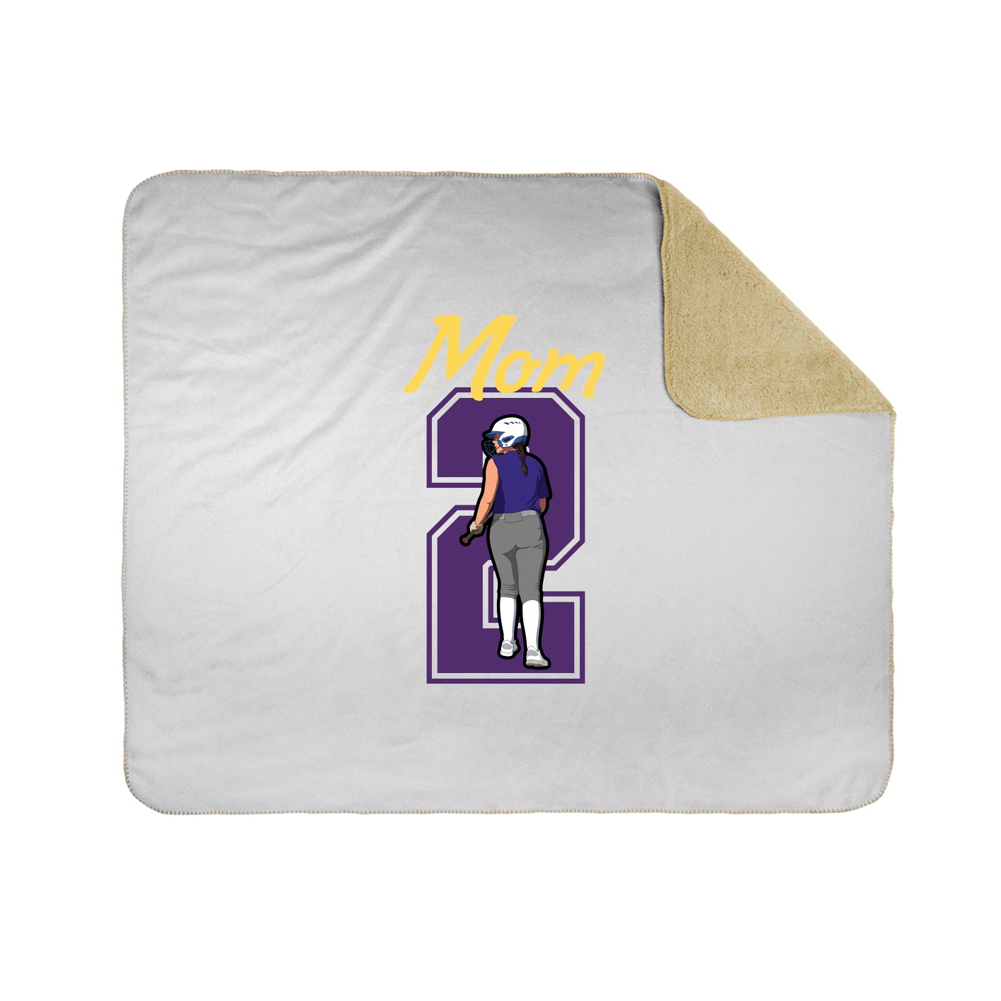 Throw Blanket — Mothers Day Shirsey in White