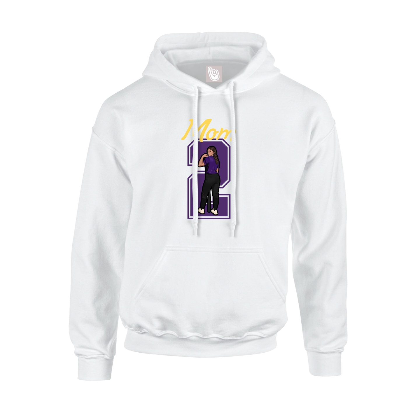 Youth Hoodie — Mothers Day Shirsey in White