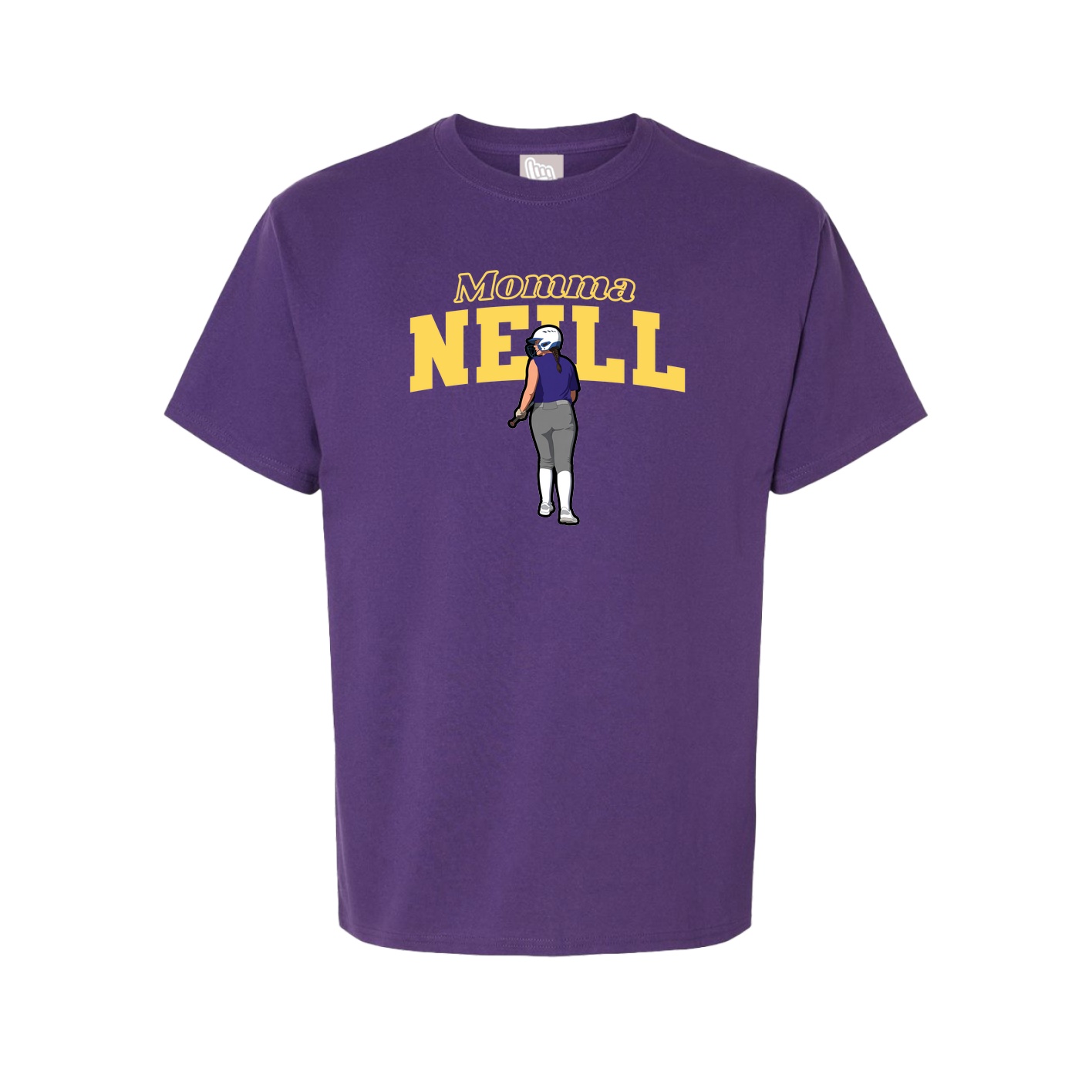 Youth Tee — Mothers Day Block in Purple