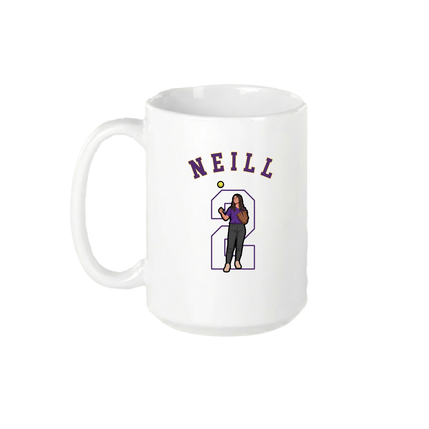 15oz Coffee Mug — Shirsey Arch in White