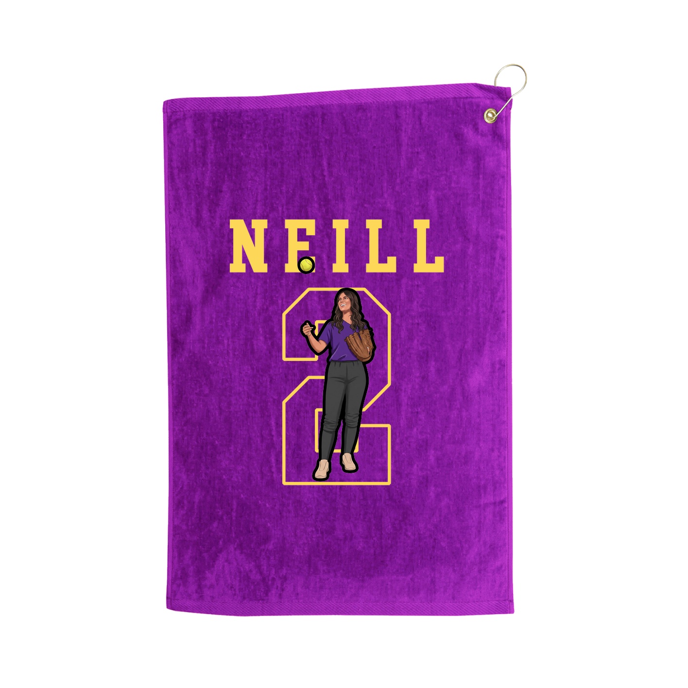 Golf Towel — Shirsey in Purple