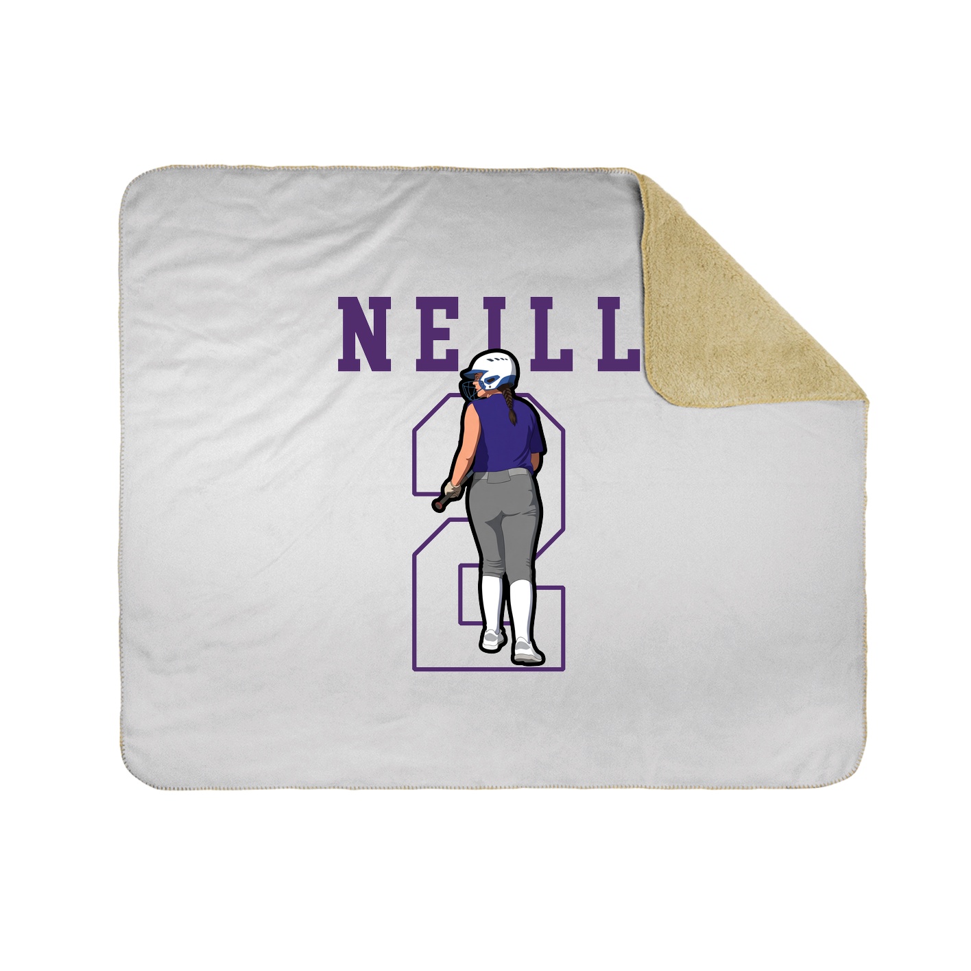 Throw Blanket — Shirsey in White