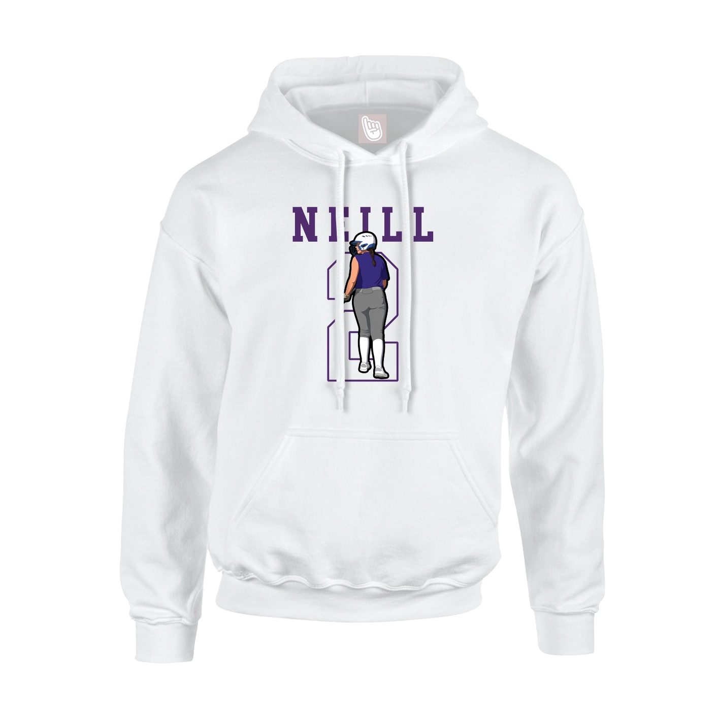Hoodie — Shirsey in White