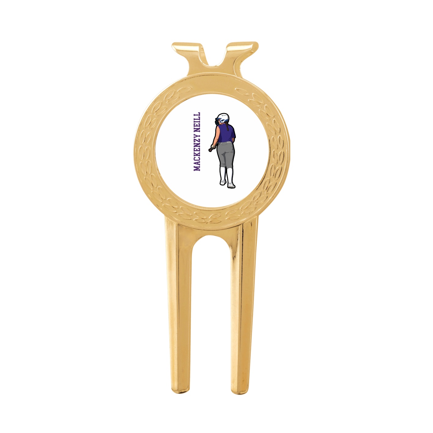 Divot Tool with Ball Marker — Name Vertical in Classic