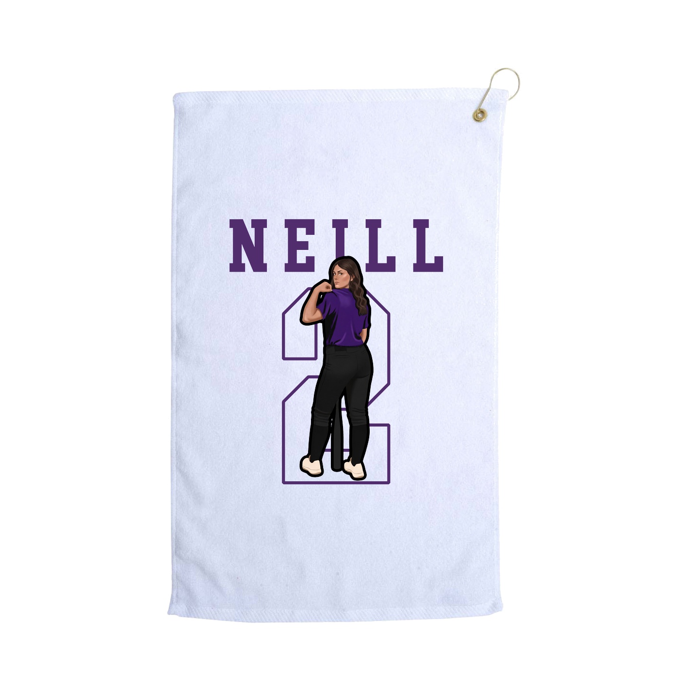 Golf Towel — Shirsey in White