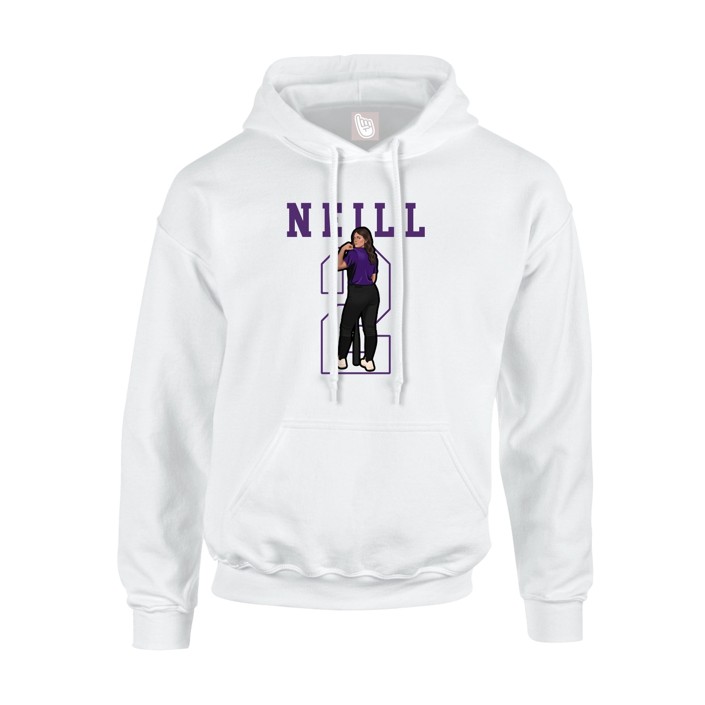 Youth Hoodie — Shirsey in White