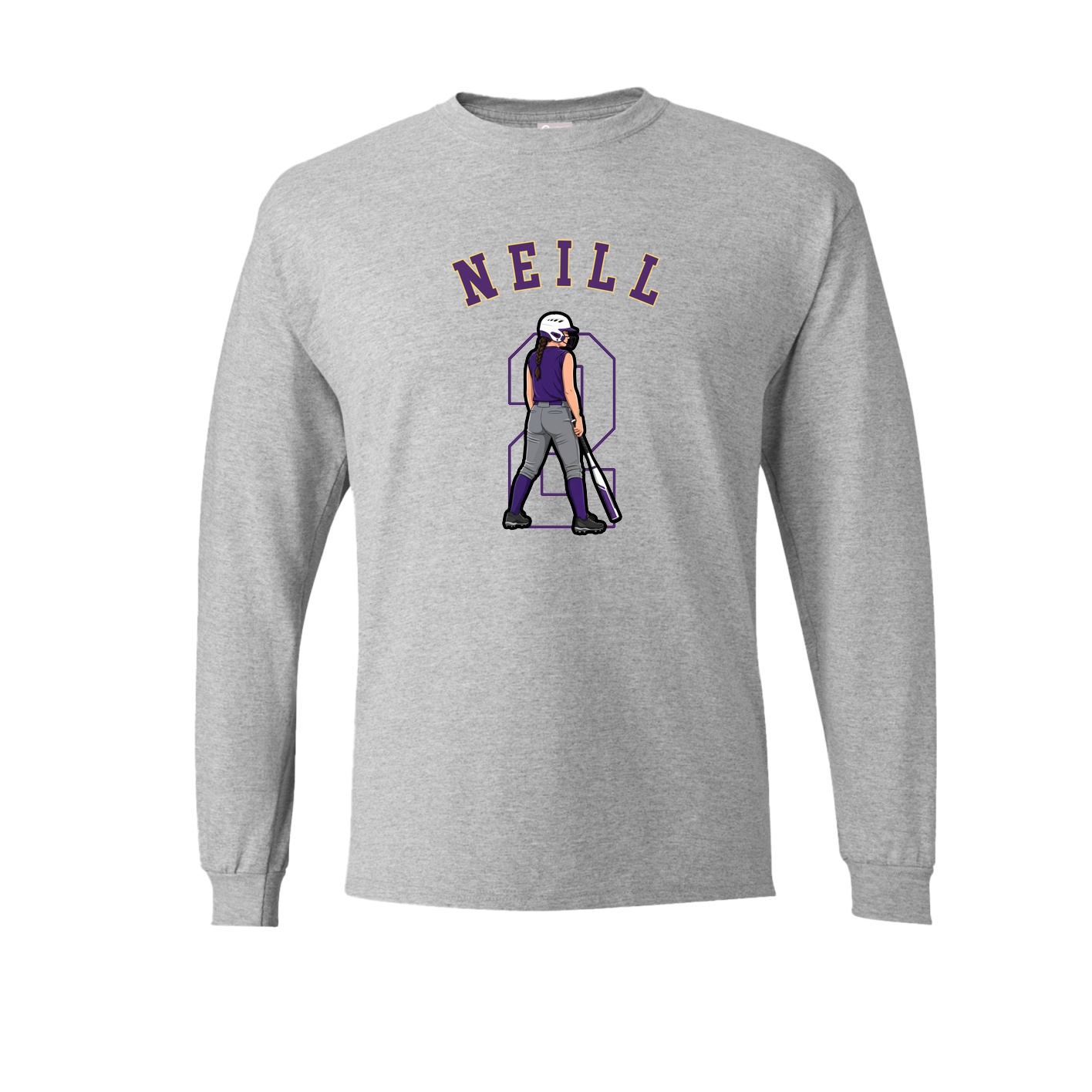 Long Sleeve Tee — Shirsey Arch in Grey