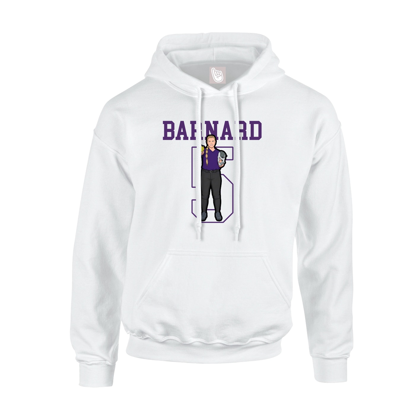 Hoodie — Shirsey in White