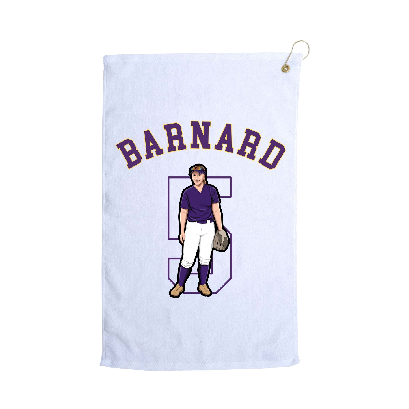 Golf Towel — Shirsey Arch in White