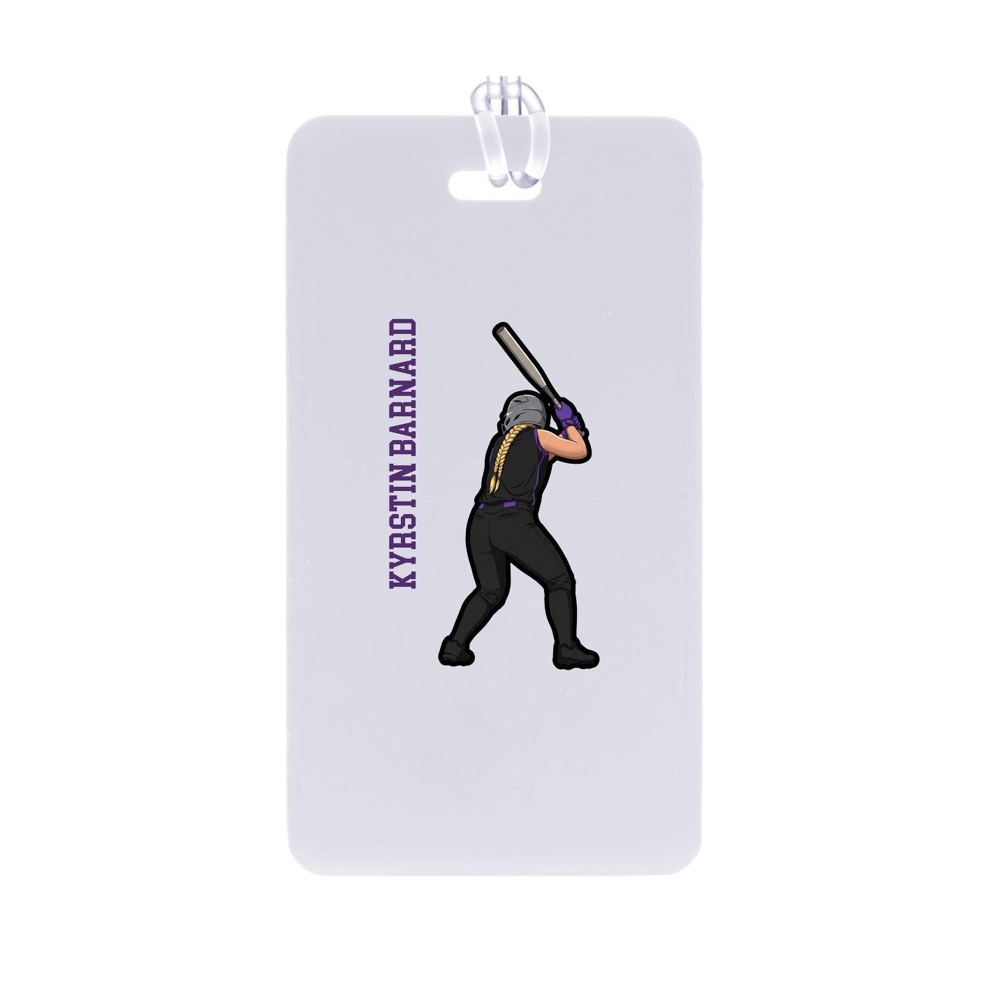 Bag Tag — Name Vertical in Classic