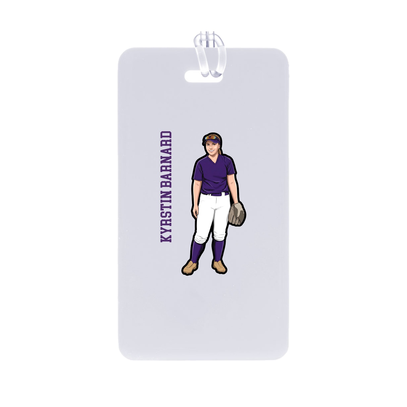 Bag Tag — Name Vertical in Classic