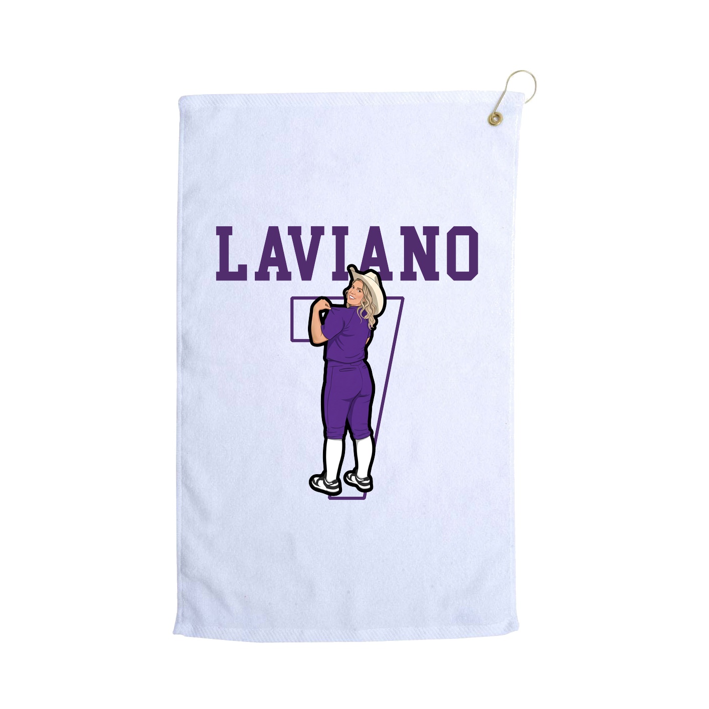 Golf Towel — Shirsey in White