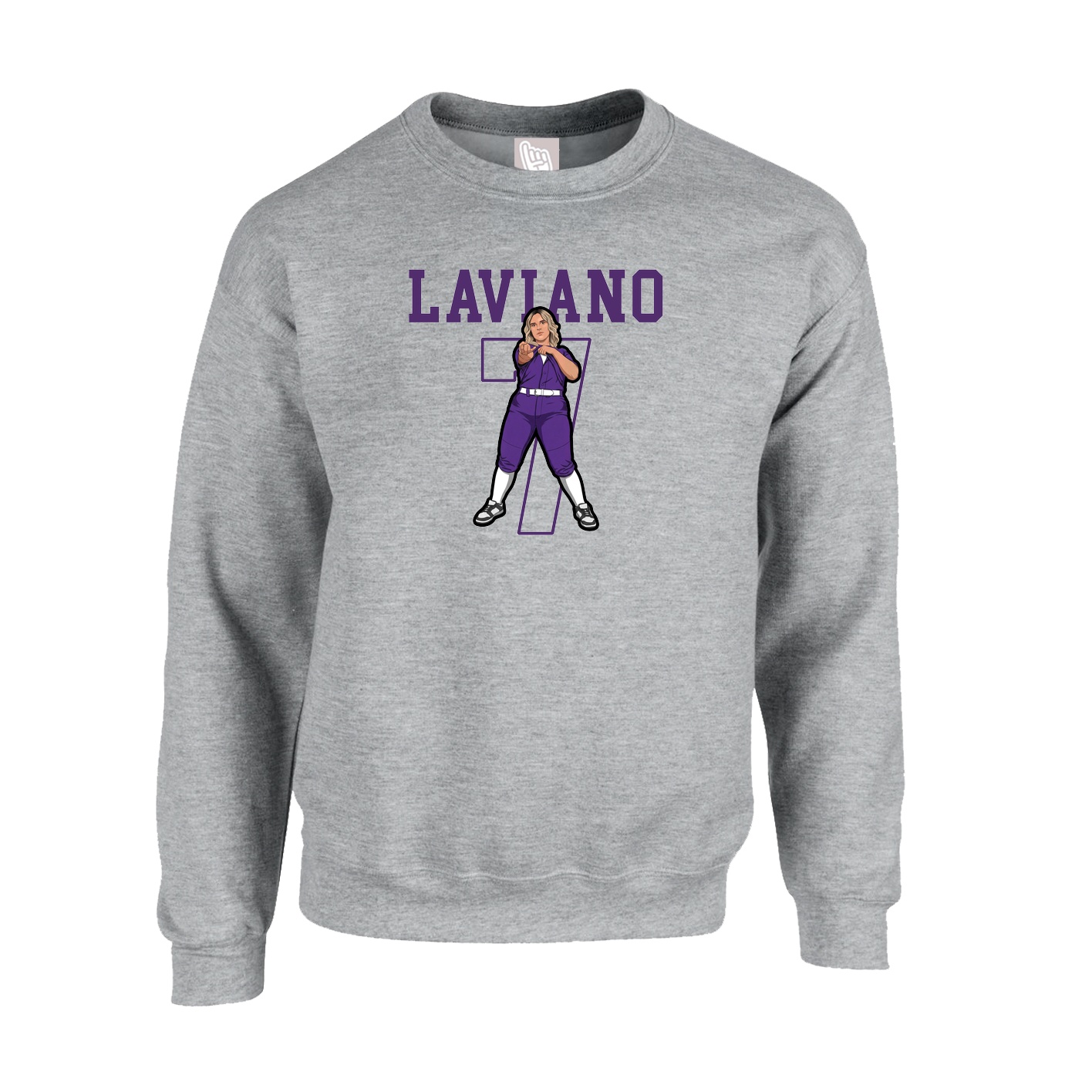 Fleece Crew — Shirsey in Grey