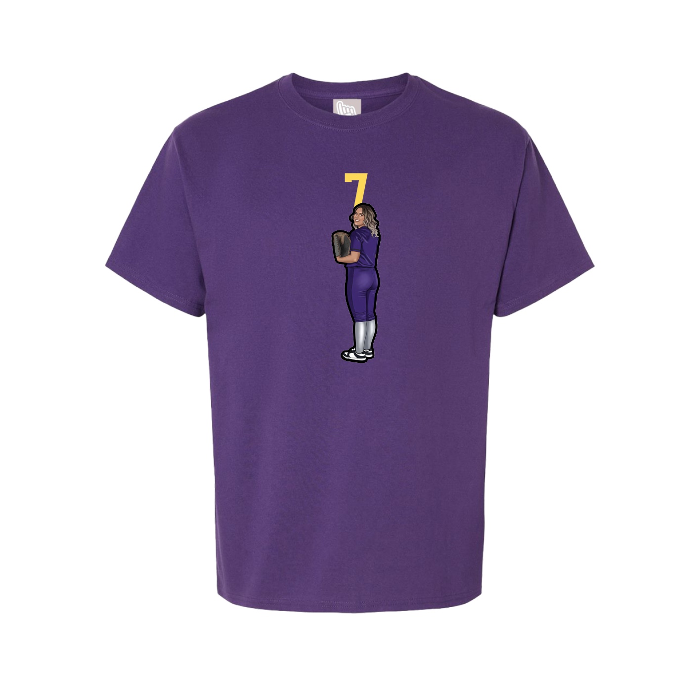 Tee — Number Top in Purple
