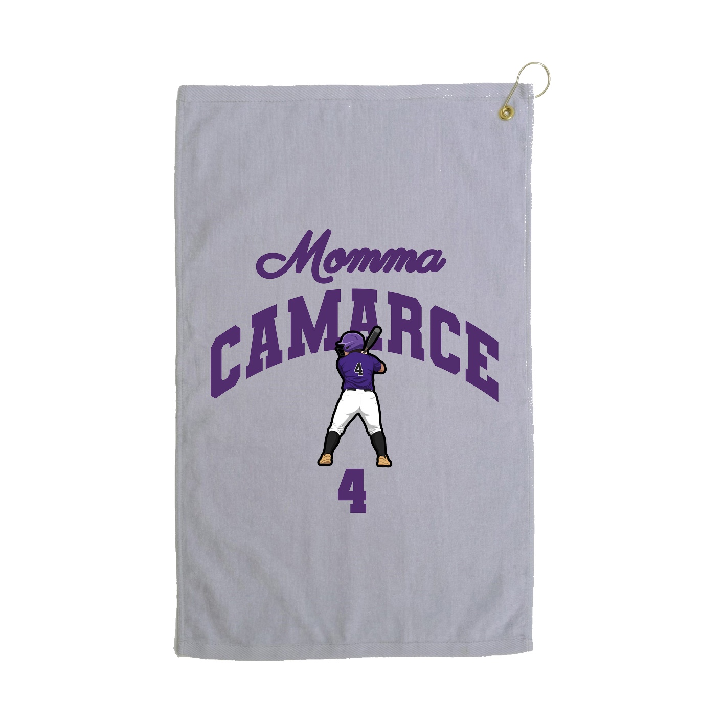 Golf Towel — Mothers Day Arch in Grey