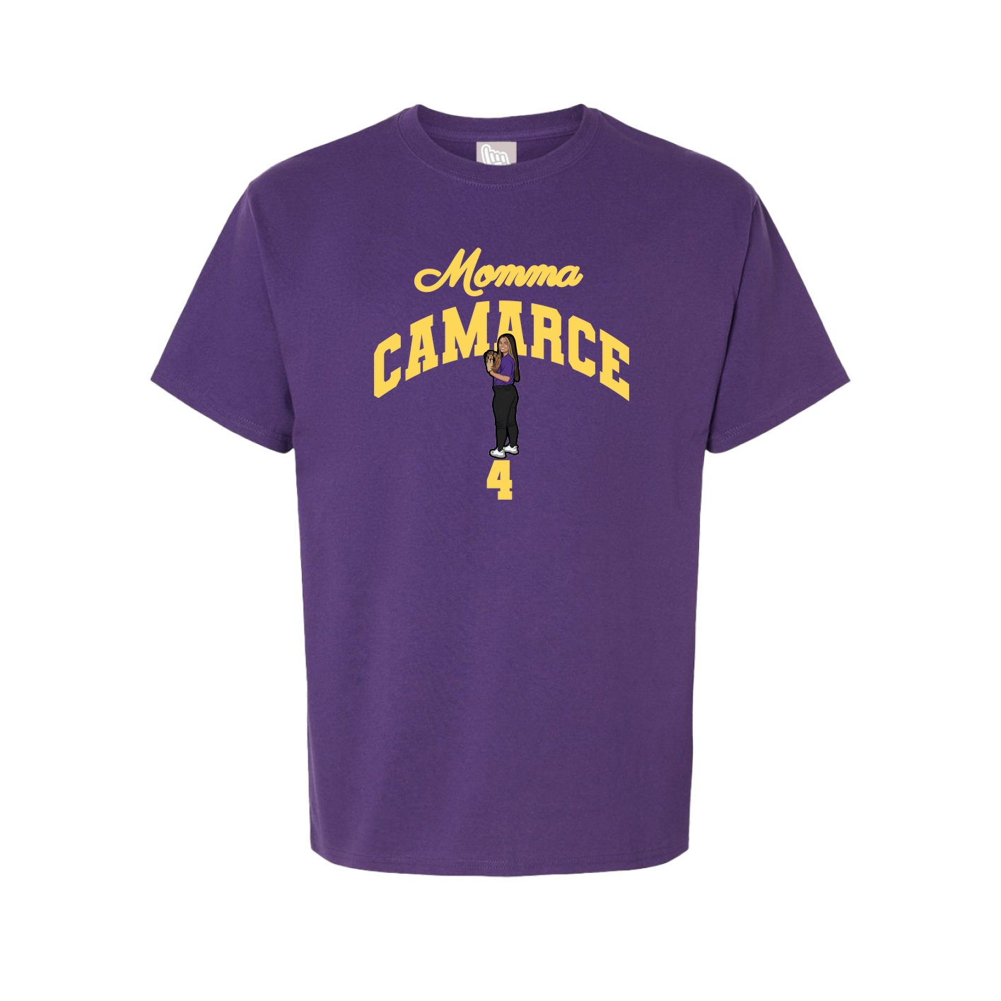 Youth Tee — Mothers Day Arch in Purple