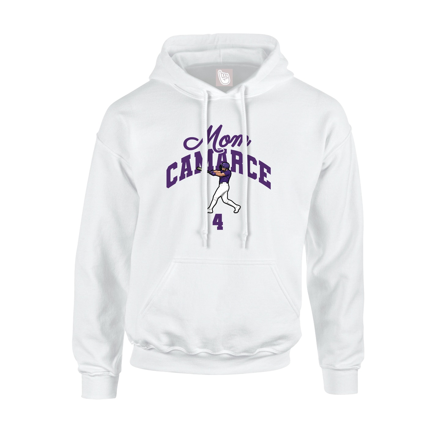 Youth Hoodie — Mothers Day Arch in White