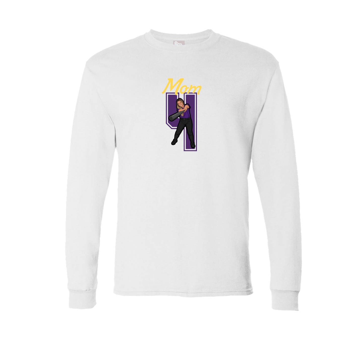 Long Sleeve Tee — Mothers Day Shirsey in White