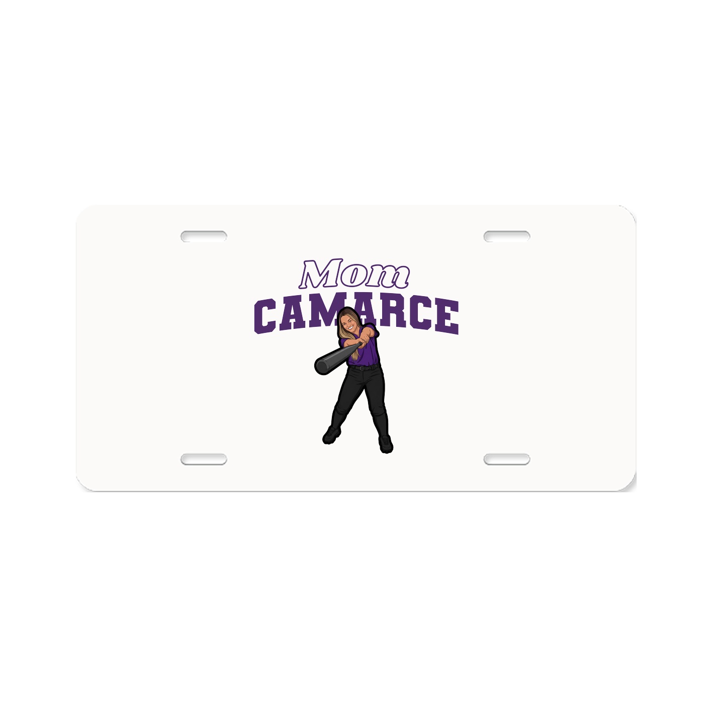 License Plate — Mothers Day Block in Classic