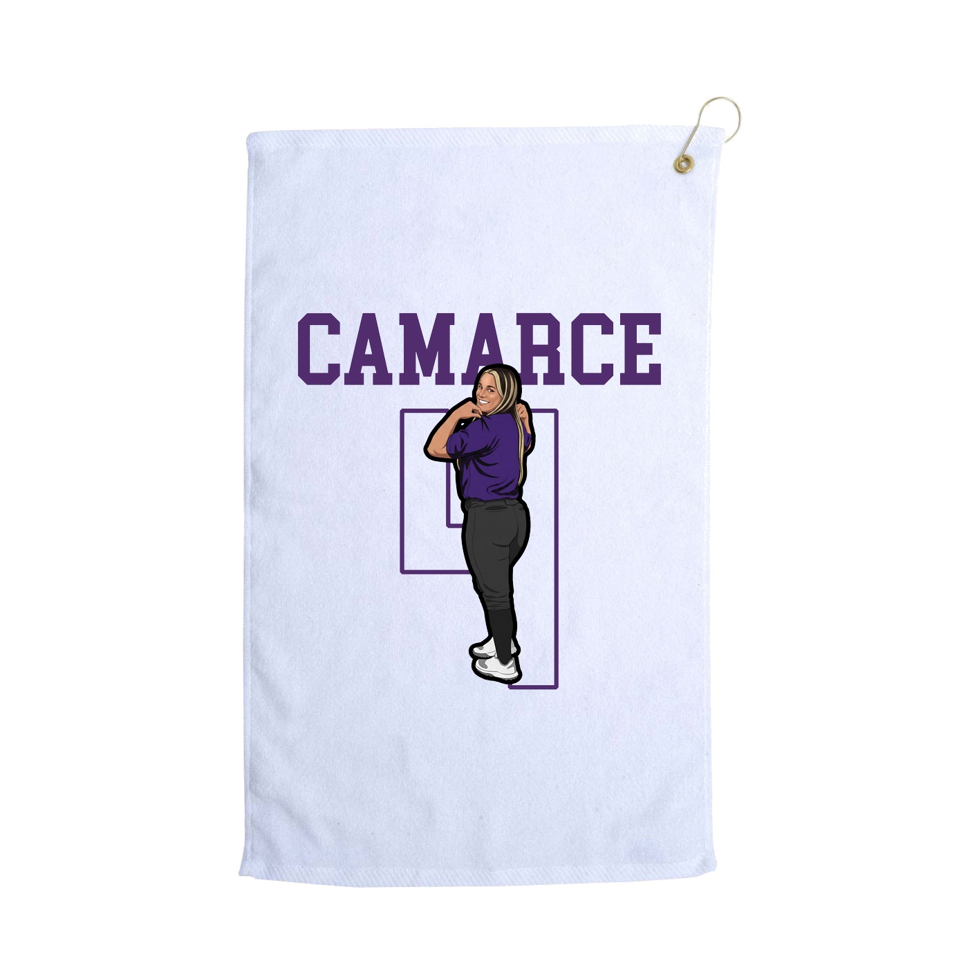 Golf Towel — Shirsey in White