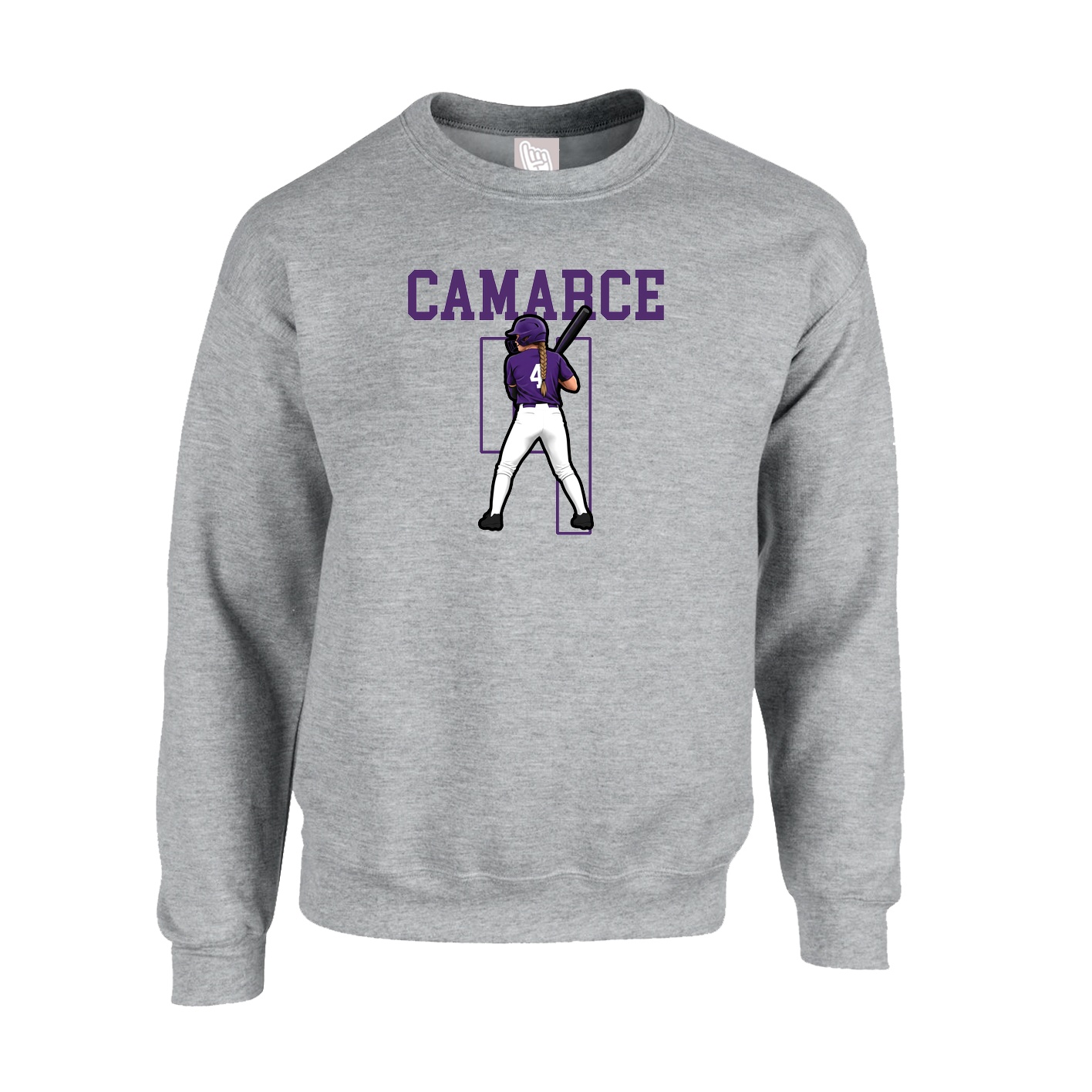 Fleece Crew — Shirsey in Grey