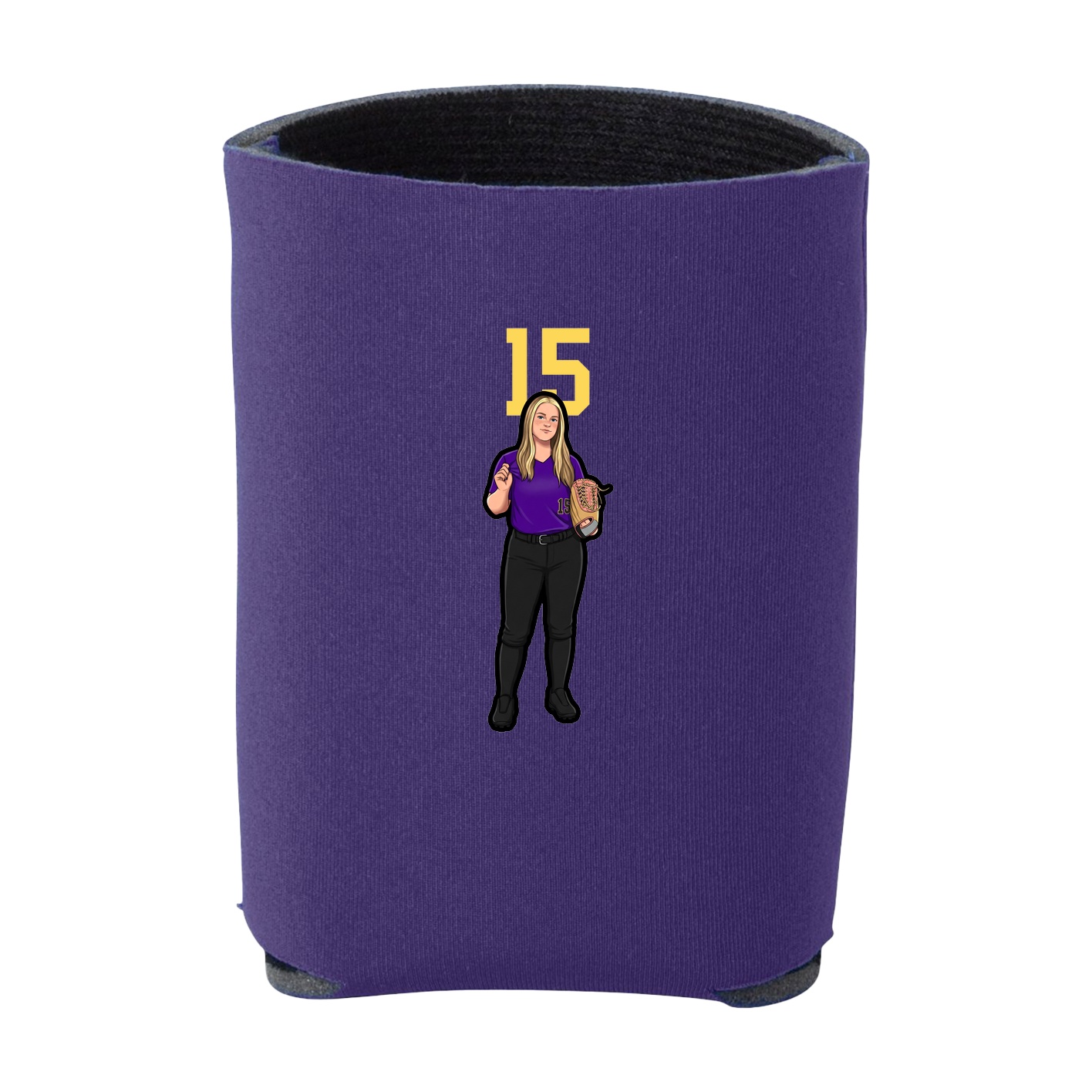 Can Holder — Number Top in Purple