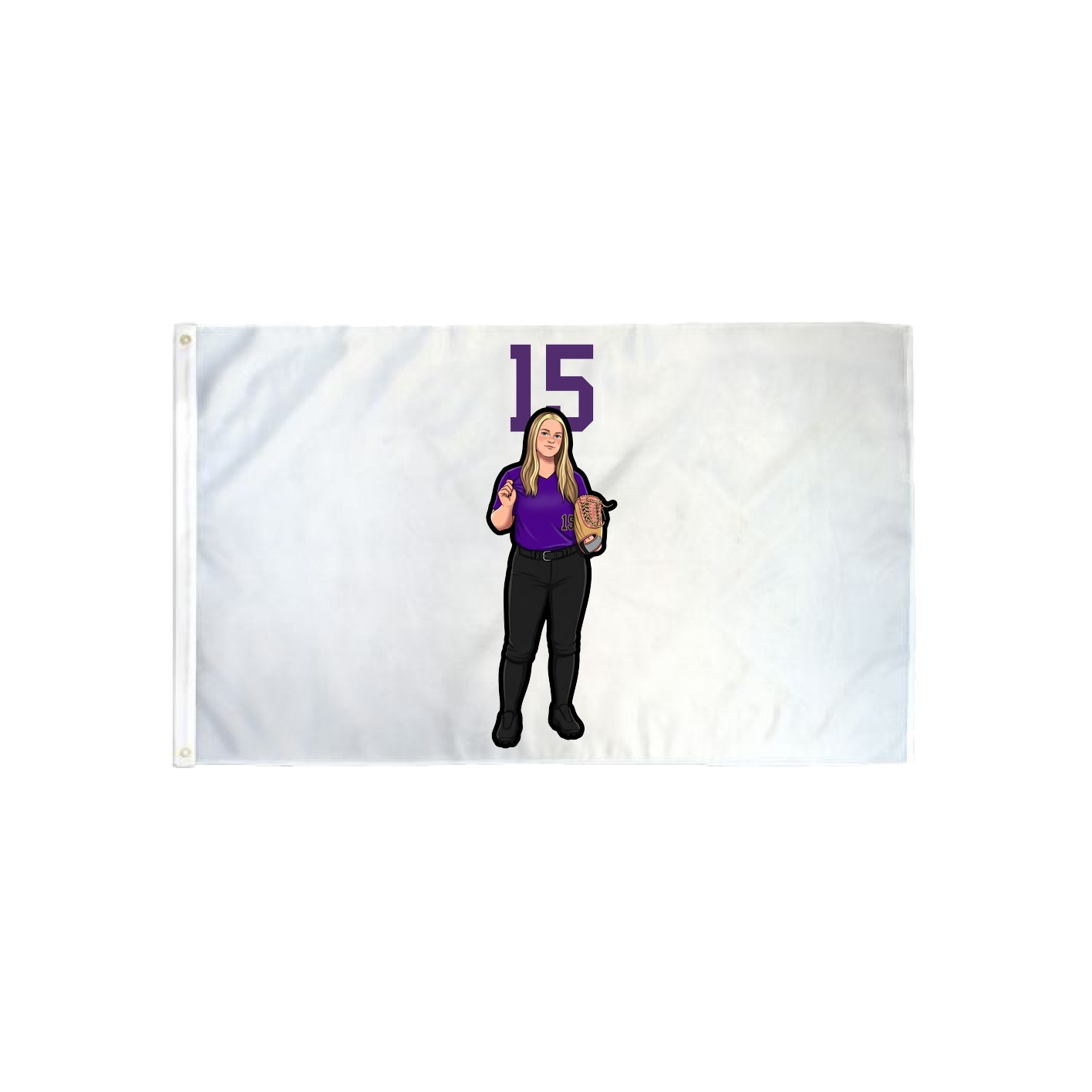 3x5 Flag — Number Top in Classic