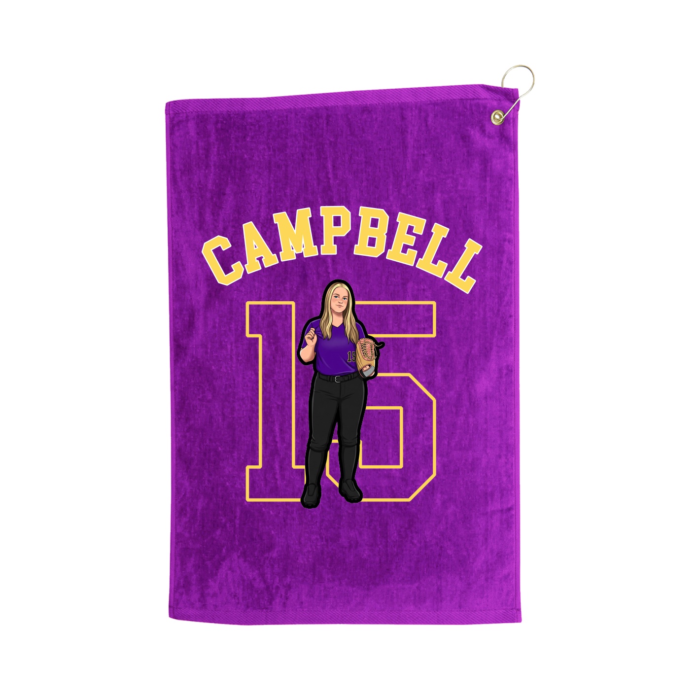 Golf Towel — Shirsey Arch in Purple