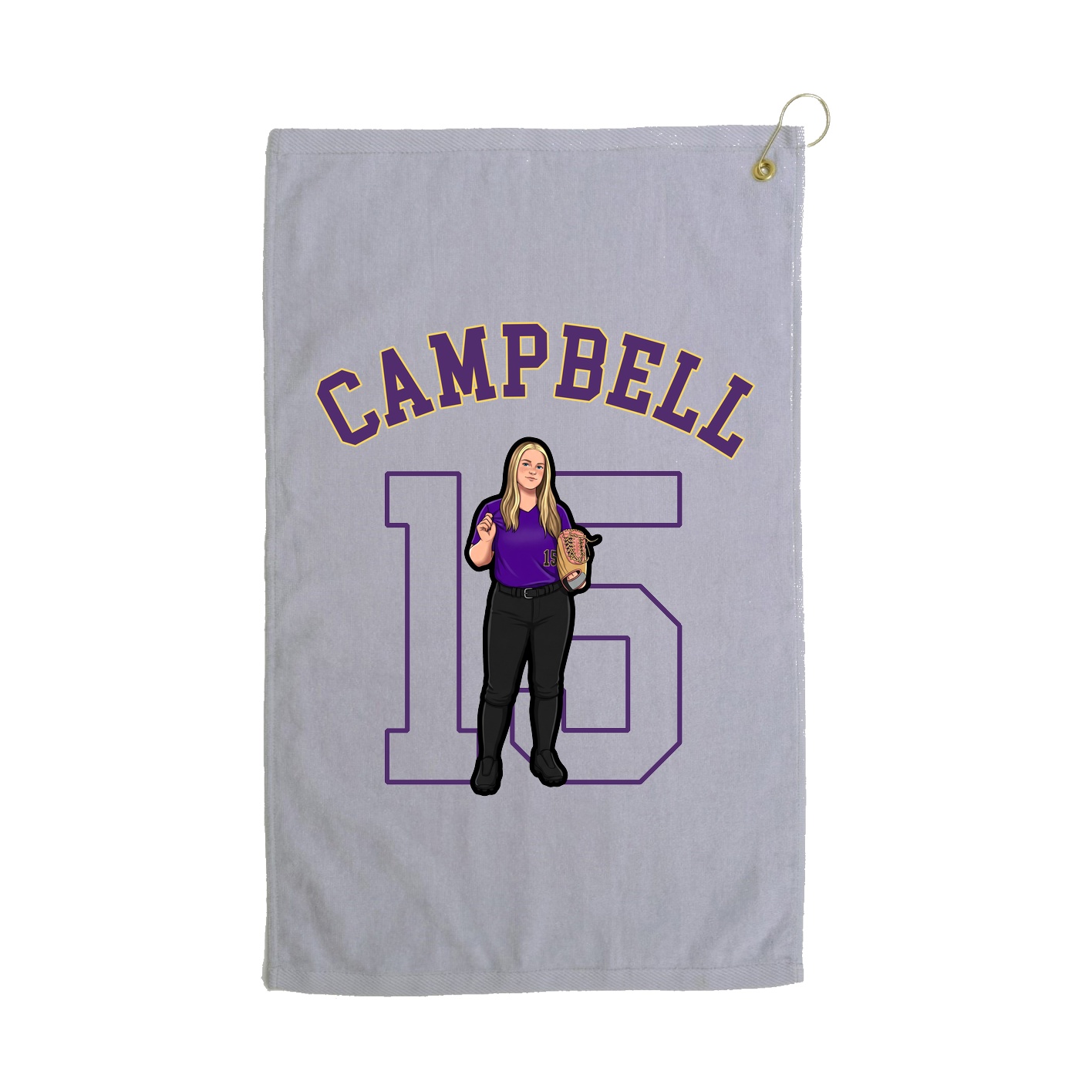 Golf Towel — Shirsey Arch in Grey