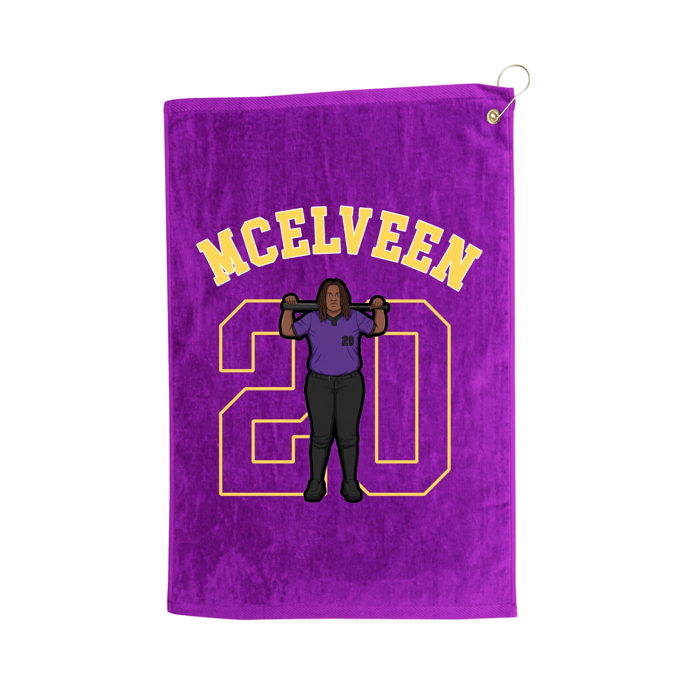 Golf Towel — Shirsey Arch in Purple