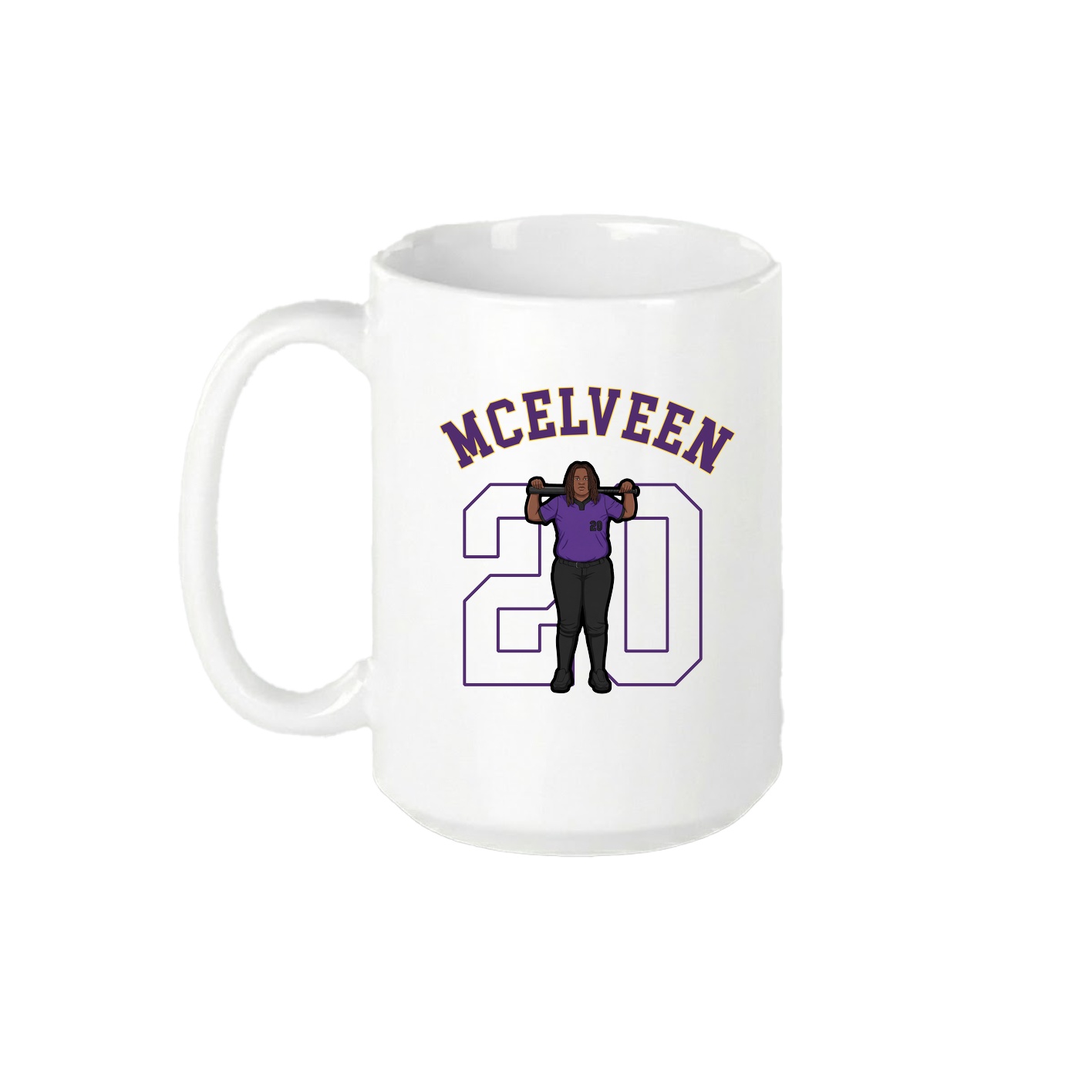 15oz Coffee Mug — Shirsey Arch in White