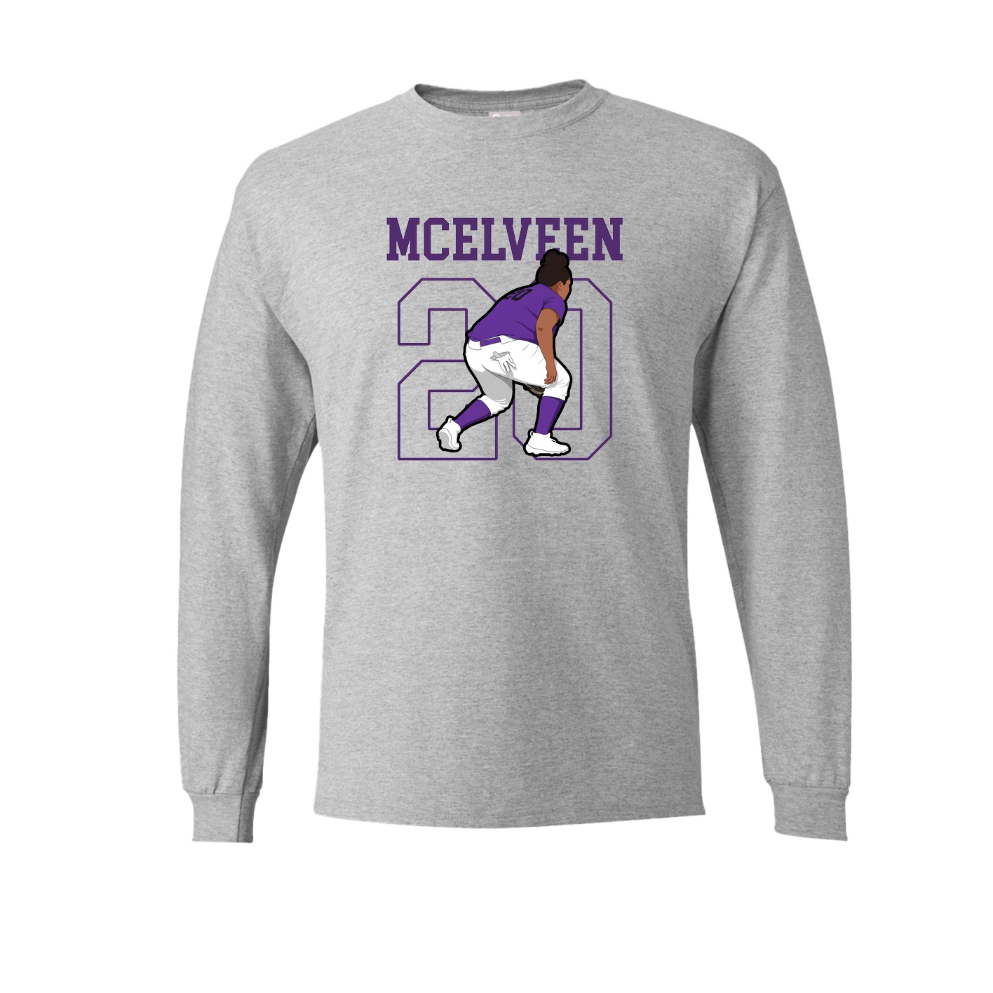 Long Sleeve Tee — Shirsey in Grey