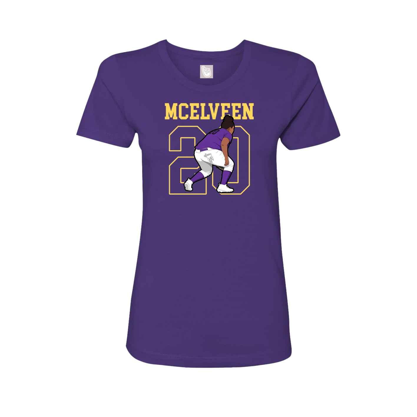 Fitted Women's Tee — Shirsey in Purple