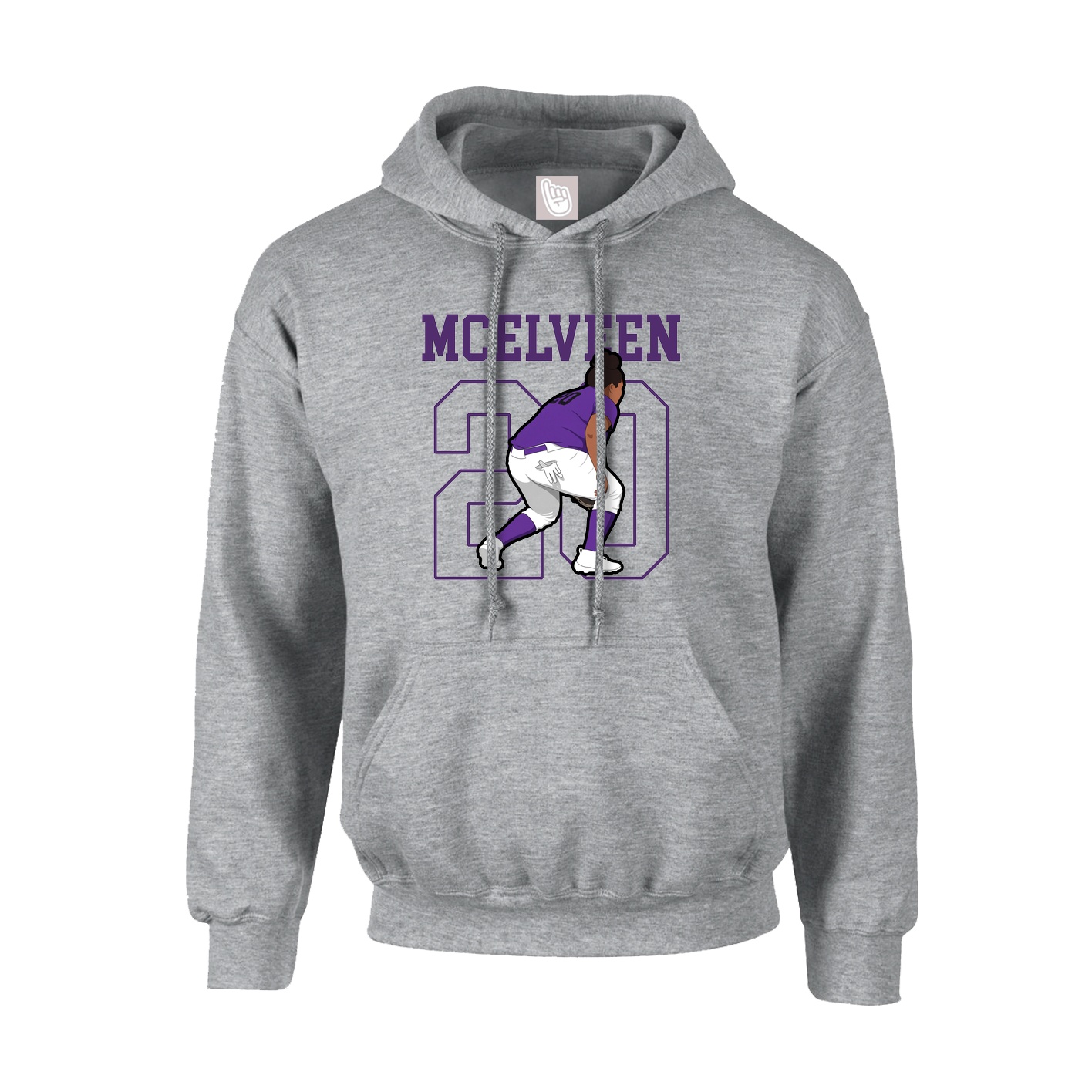 Hoodie — Shirsey in Grey