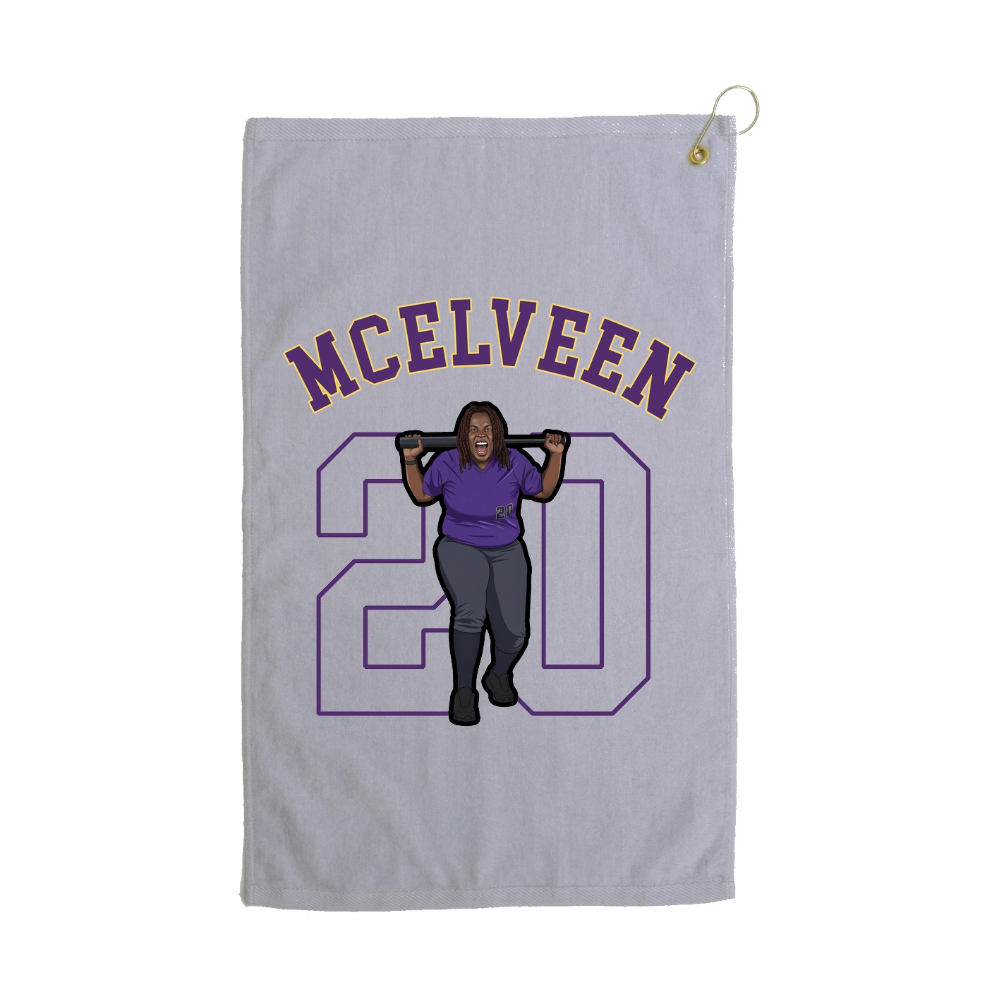 Golf Towel — Shirsey Arch in Grey