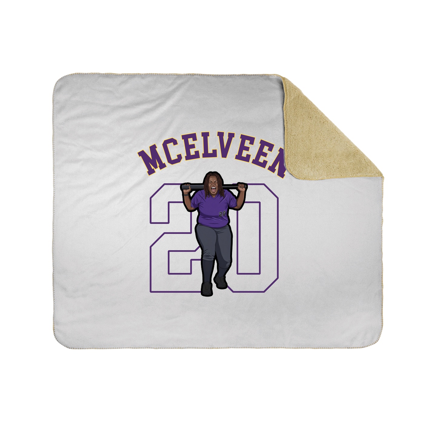Throw Blanket — Shirsey Arch in White